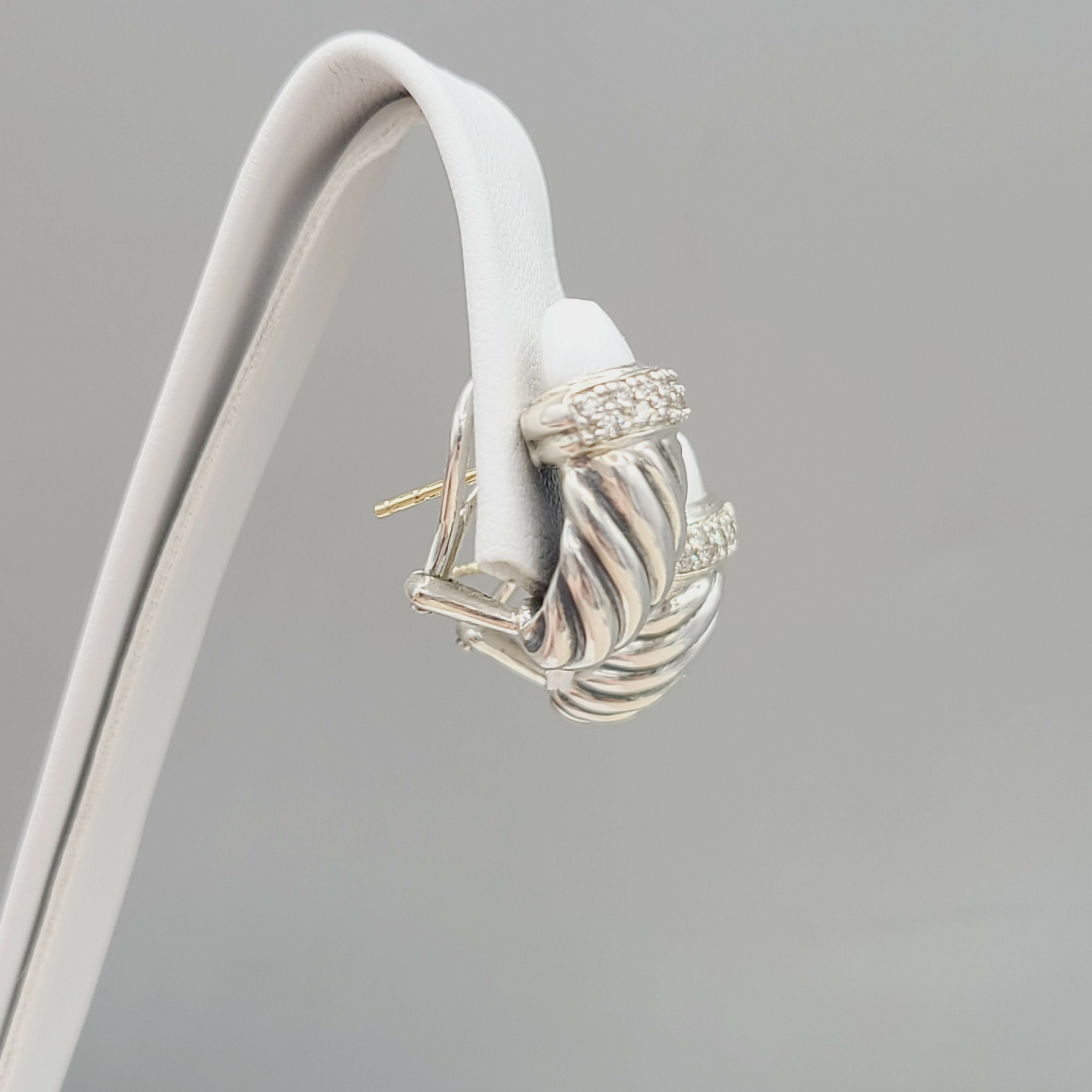 David Yurman Waverly Earrings White Agate & Diamonds、mySite、hinf8tx79