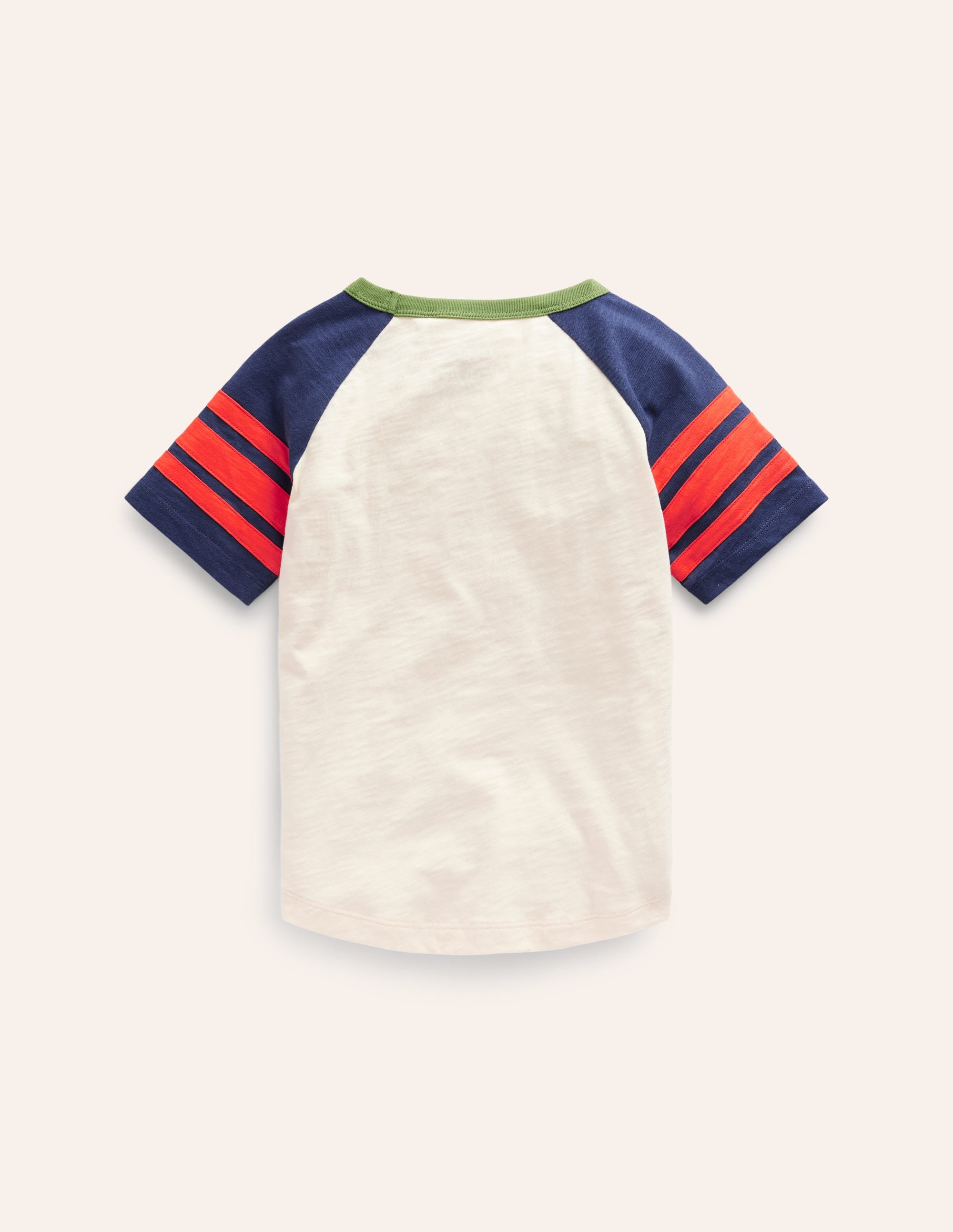  Short Sleeve Raglan T-shirt-Calico/College Navy、mySite、ashleygrahame