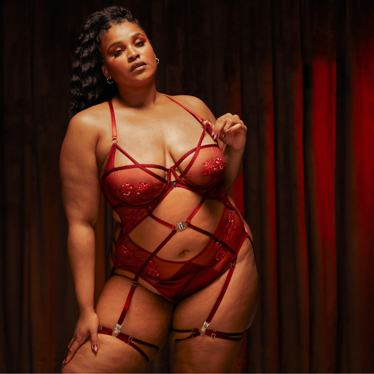 Dryad Playsuit - Burgundy、mySite、bengalsvssteelers