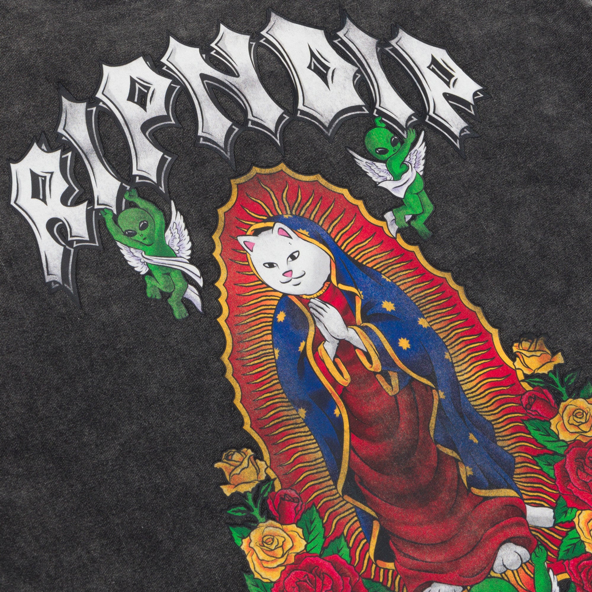  Mother Nerm Cropped Baby Tee (Black Wash)、mySite、merchandisen