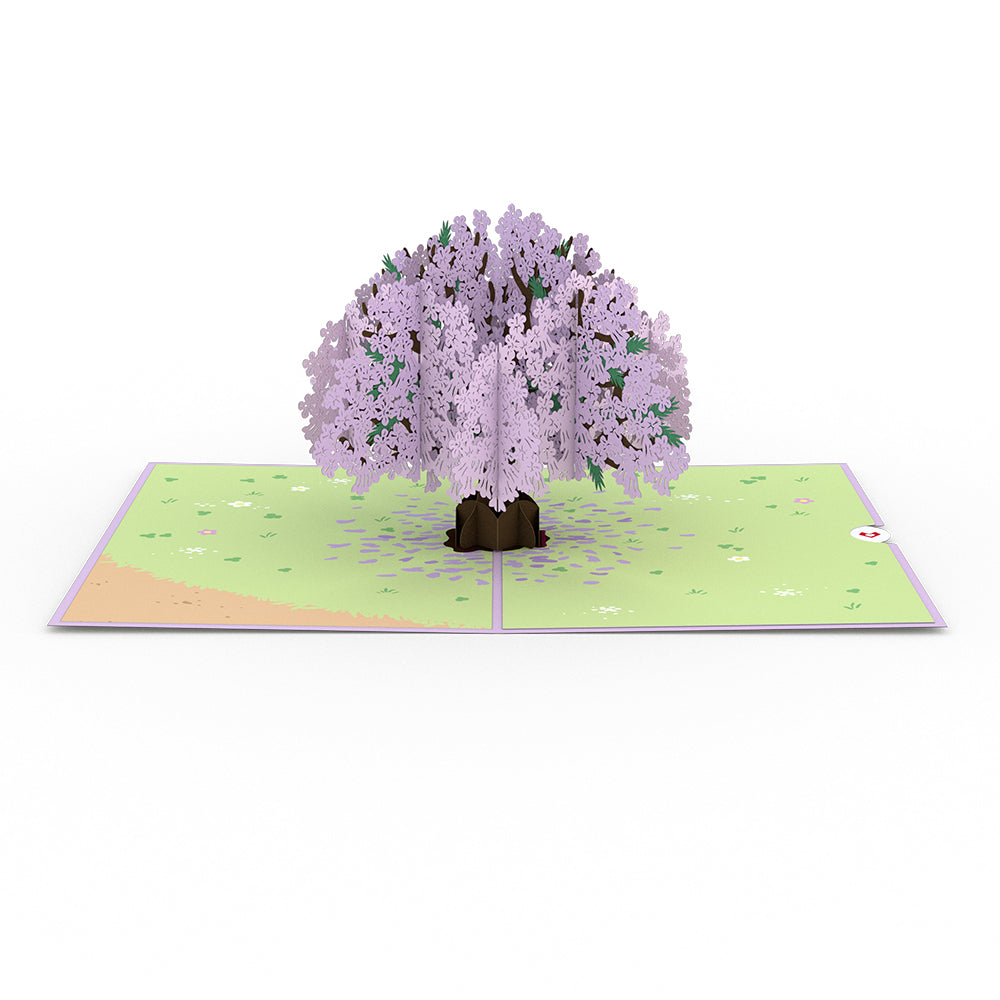 Mother's Day Jacaranda Tree Pop-Up Card、mySite、solidvoid