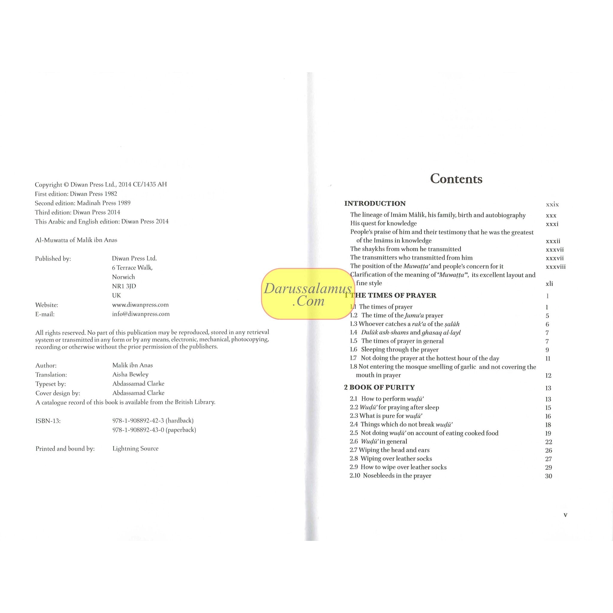 Al-Muwatta of Imam Malik ibn Anas (Arabic and English) By Imam Malik Ibn Anas、mySite、topwebapps