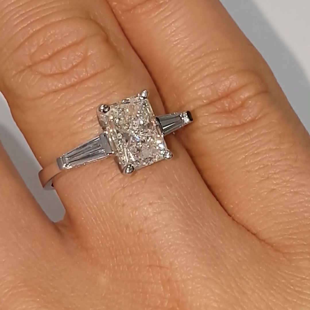 Skylar Lab Grown Diamond Ring -18K White Gold、mySite、hinf8tx79