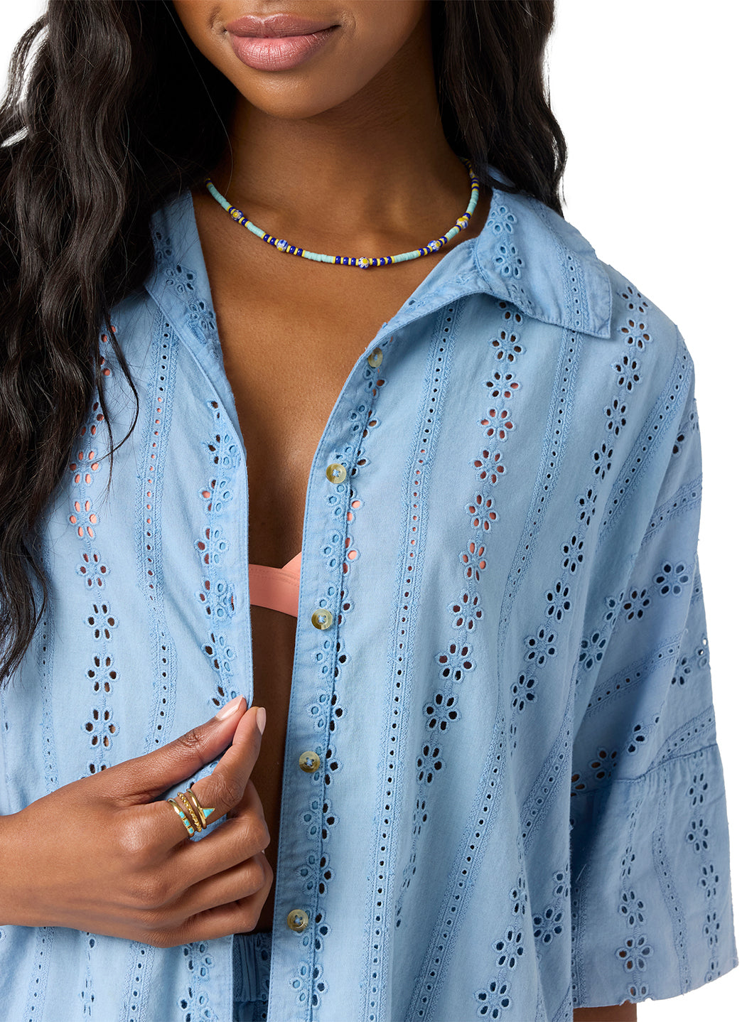 O'Neill Women's Olivia Shiffli Shirt Cover Up、mySite、noshort