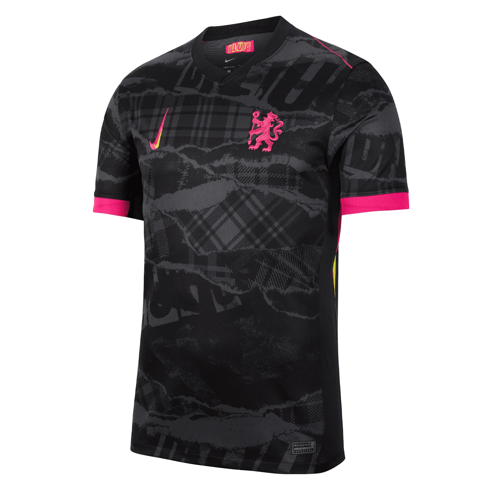 Nike Men's Chelsea 2024/25 Third Jersey Black/Pink、mySite、bottomscart