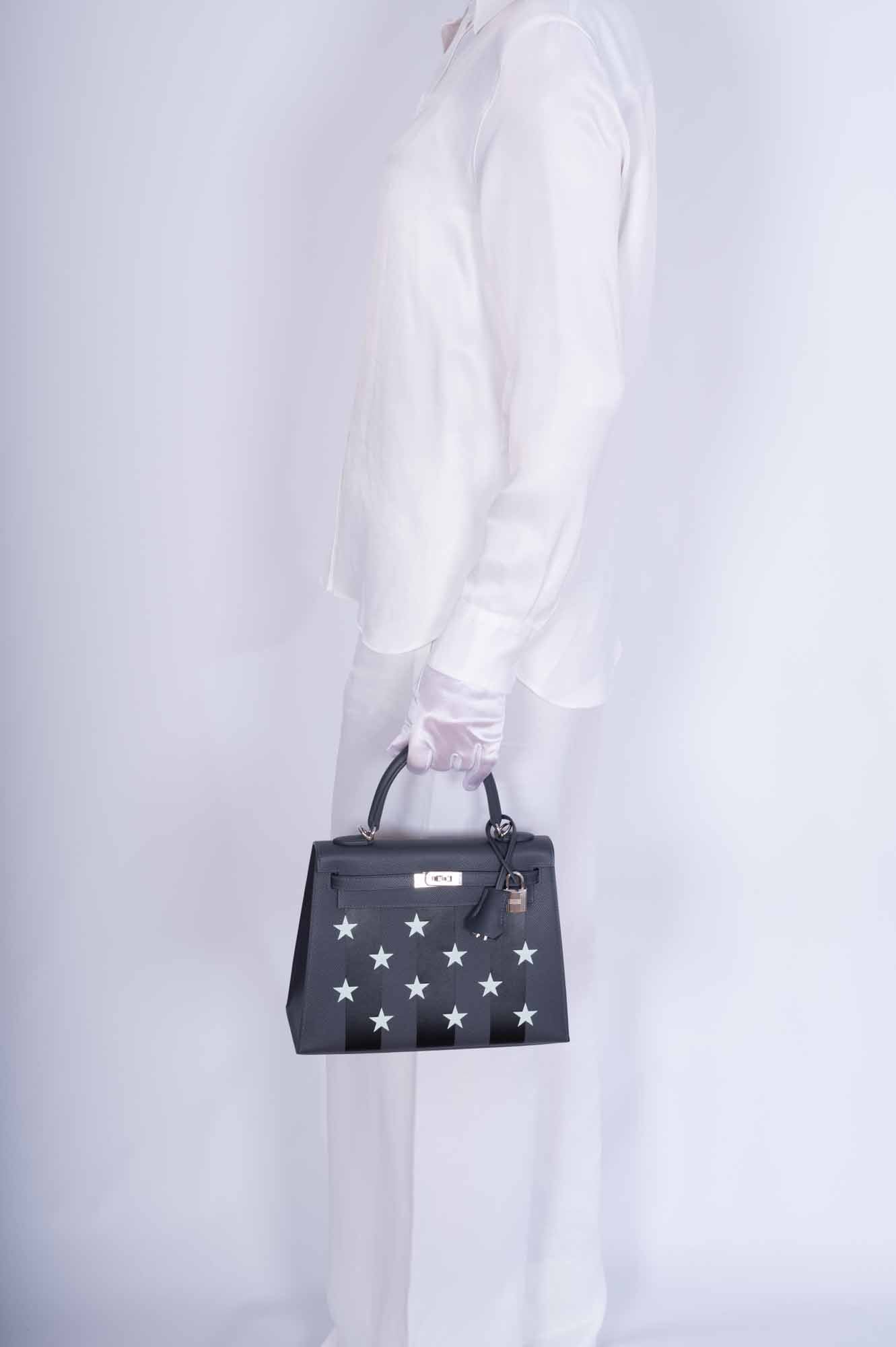 Hermès Kelly 25 Sellier Ardoise, Noir, Vert Peppermint, Casaque Epsom and Tadelakt Palladium Hardware、mySite、garminoutage.com