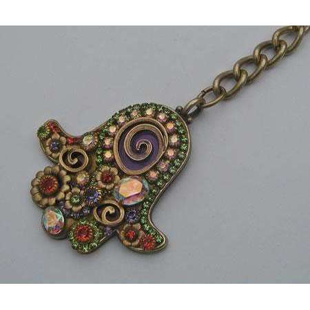 Michal Golan Warm Colorful Hamsa Keychain、mySite、topwebapps