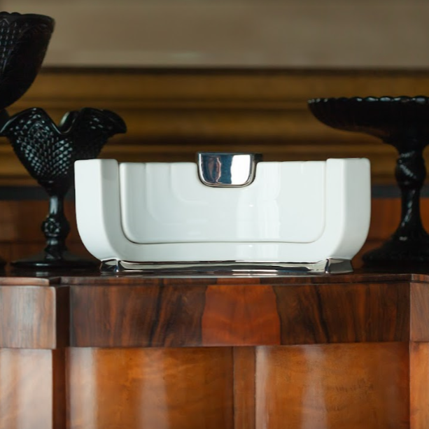 Menokiah Lux Menorah/Shabbat Candlesticks by Mi Polin - Platinum、mySite、topwebapps