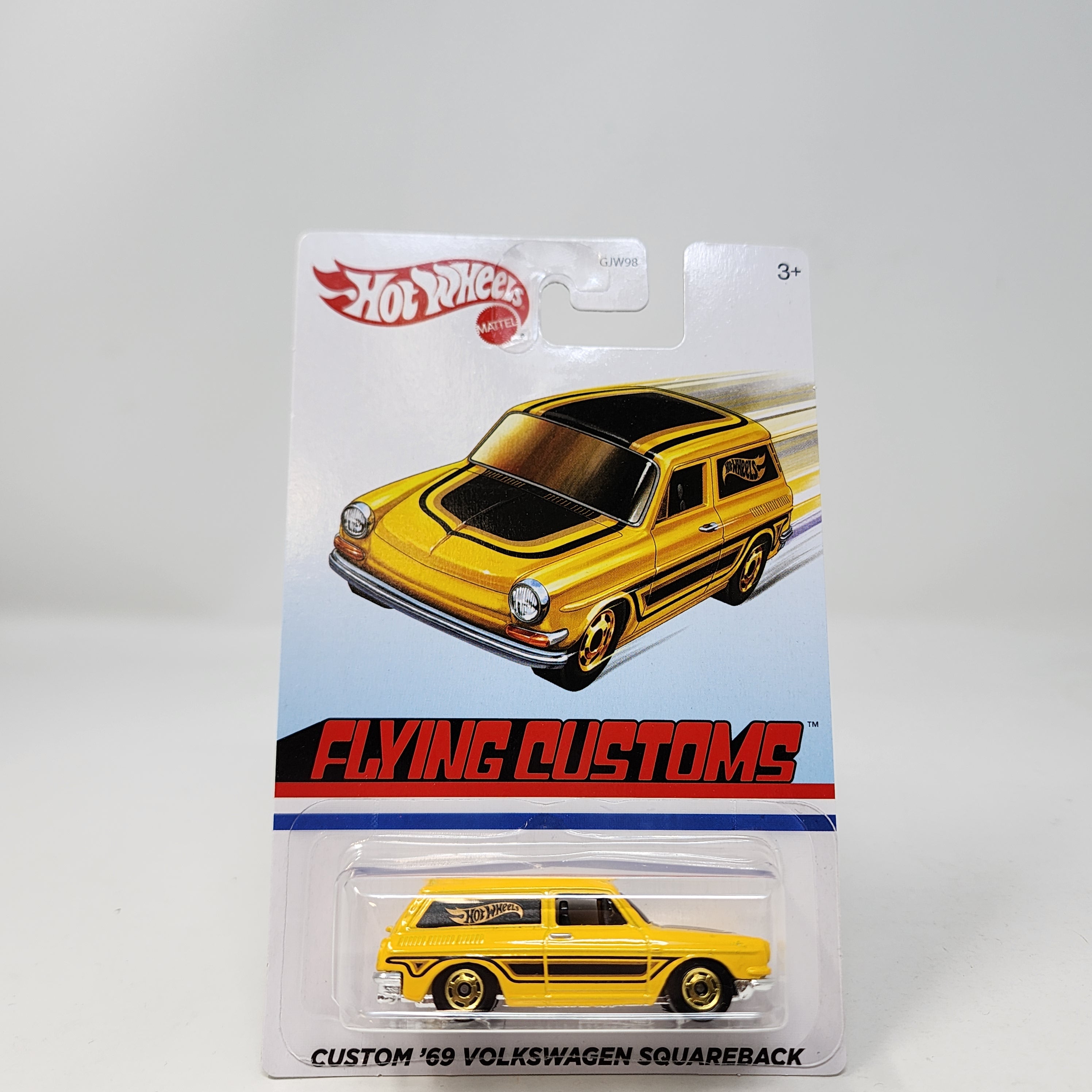 '69 Volkswagen Squareback * Yellow * Hot Wheels Flying Customs、mySite、hgirdovlk