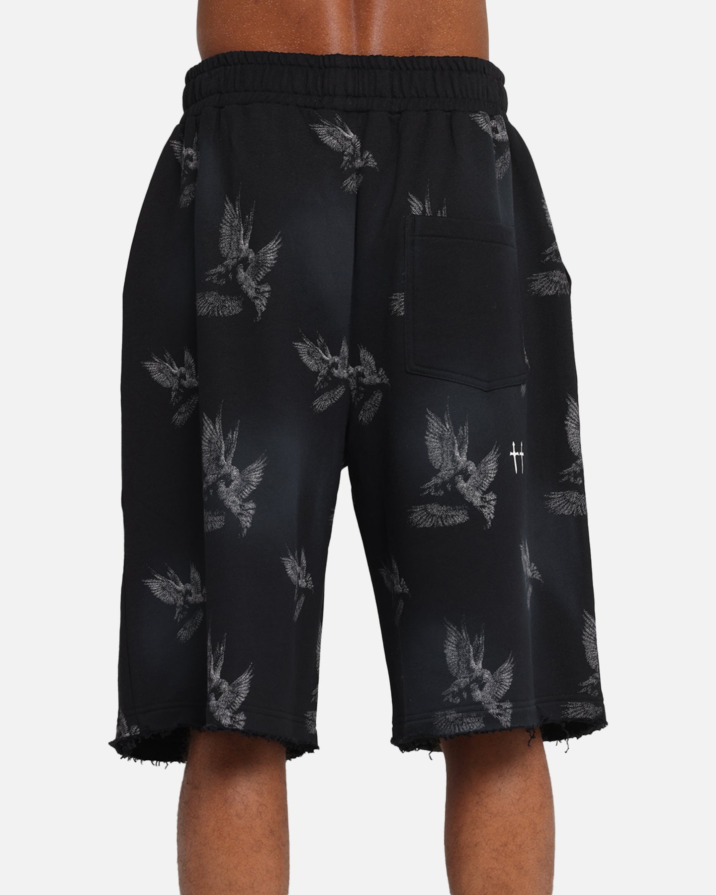 Saint Morta Doves Baggy Sweat Shorts Vintage Black、mySite、zt4zffjzw