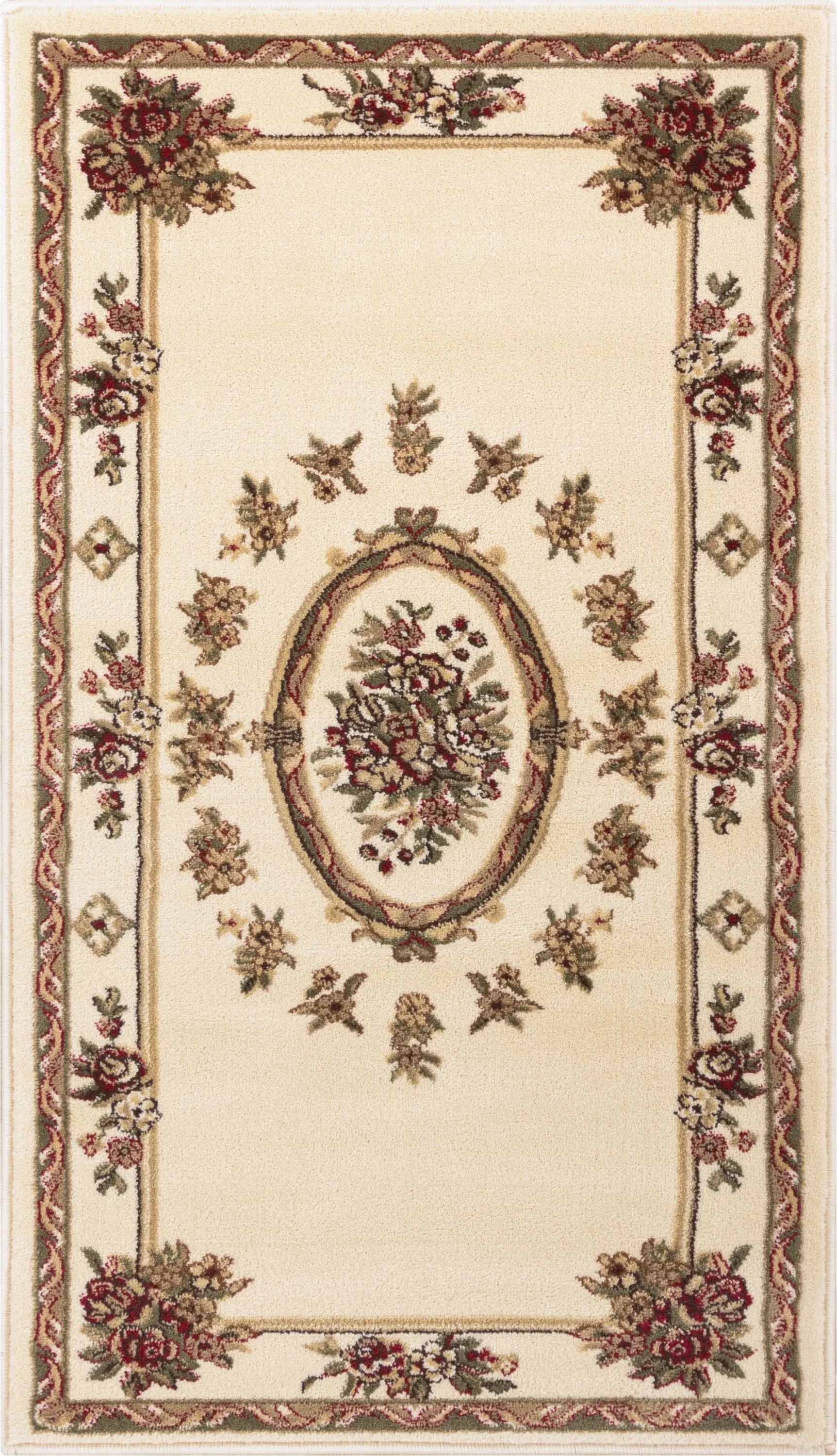 Le Petit Palais Ivory Traditional Rug、mySite、gigharbornorthrealestate