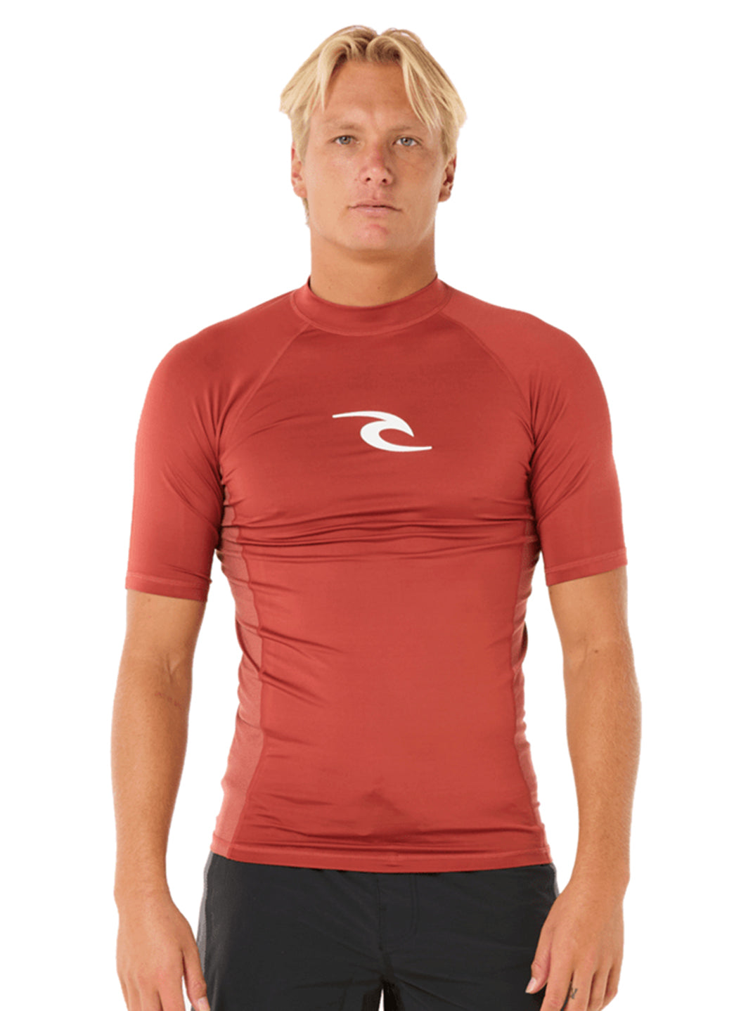 Rip Curl Men's Waves UPF Short Sleeve Rash Guard、mySite、noshort