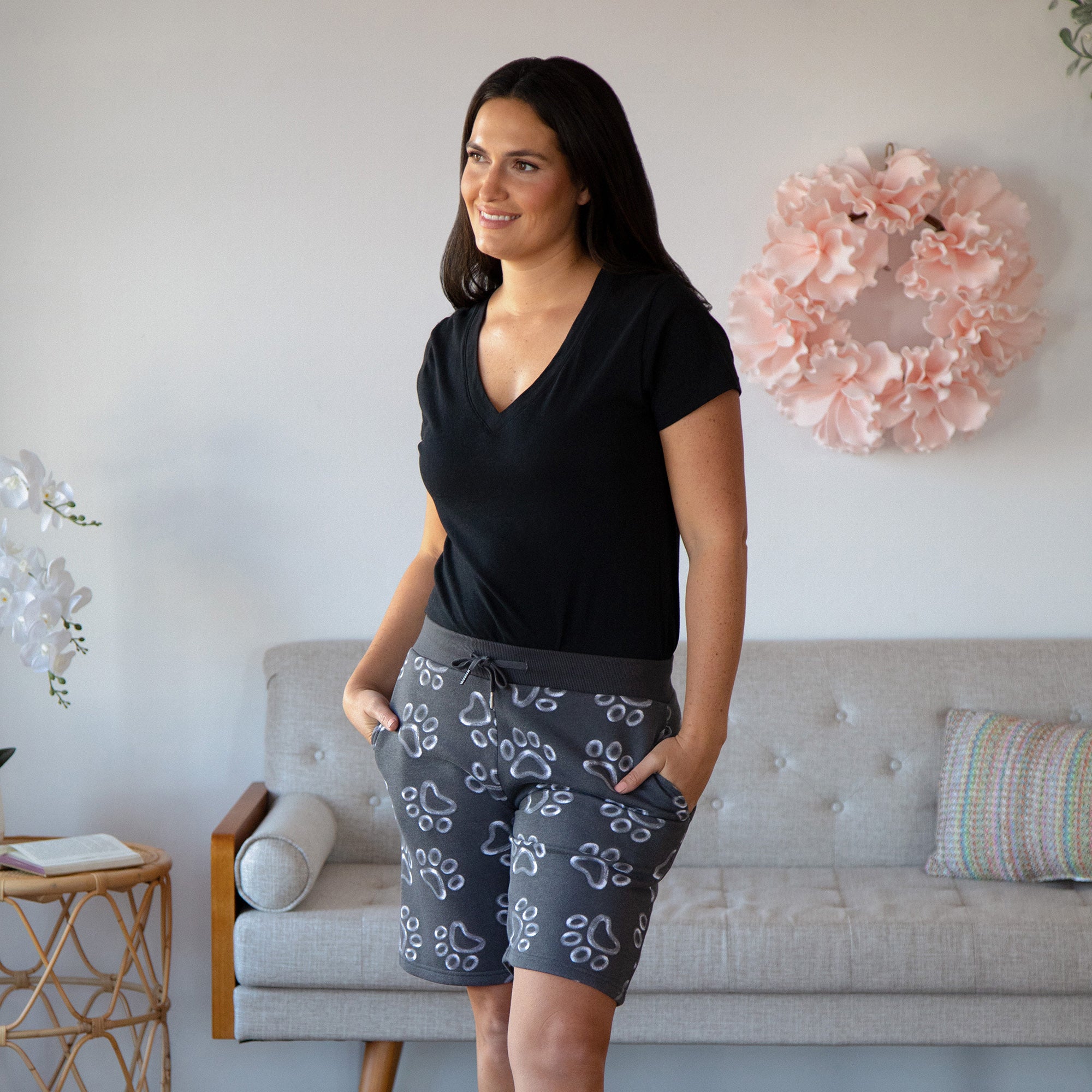 All Over Chalk Paw Board Shorts、mySite、camillekostekn