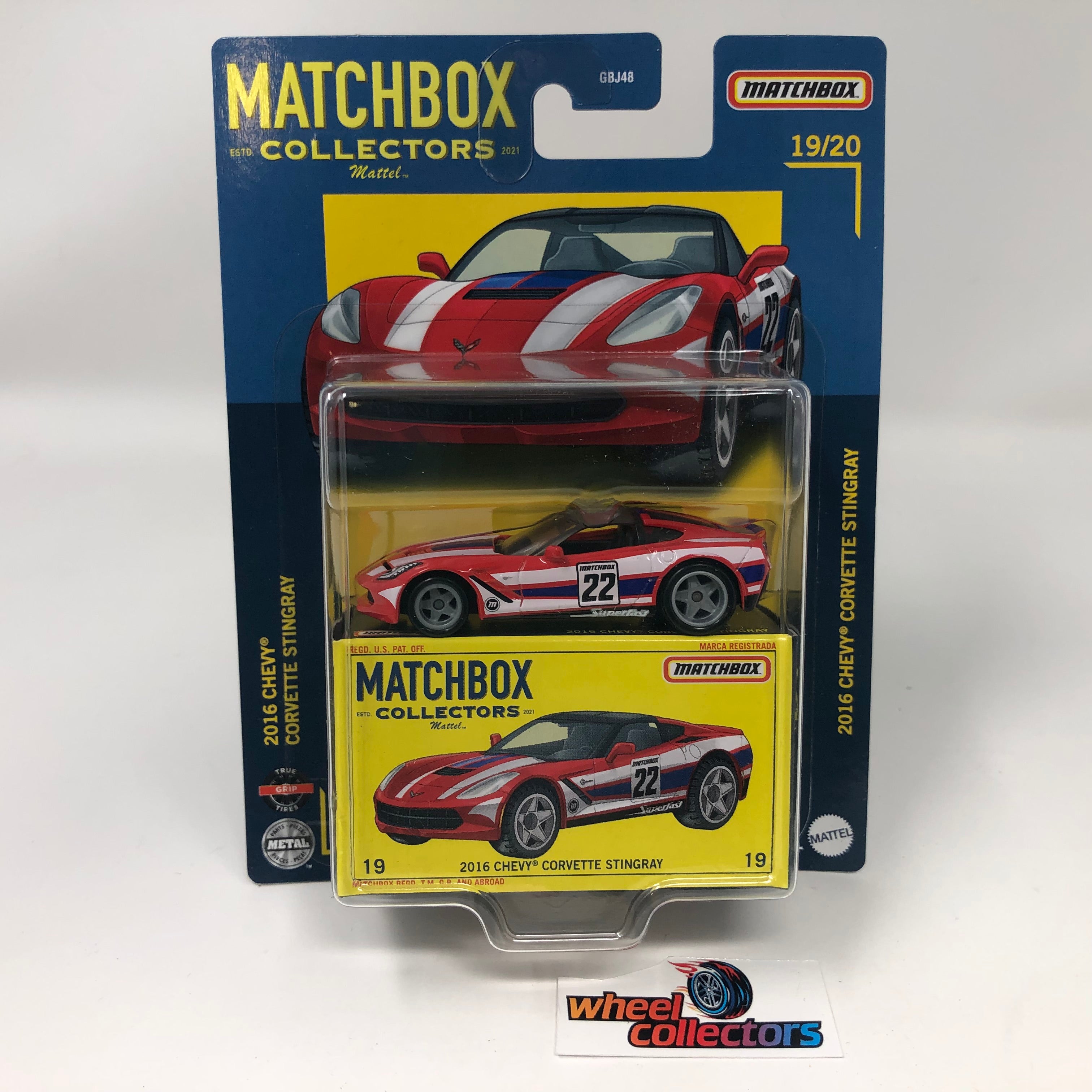 2016 Chevy Corvette Stingray * 2022 Matchbox Collectors Series Case M、mySite、hgirdovlk