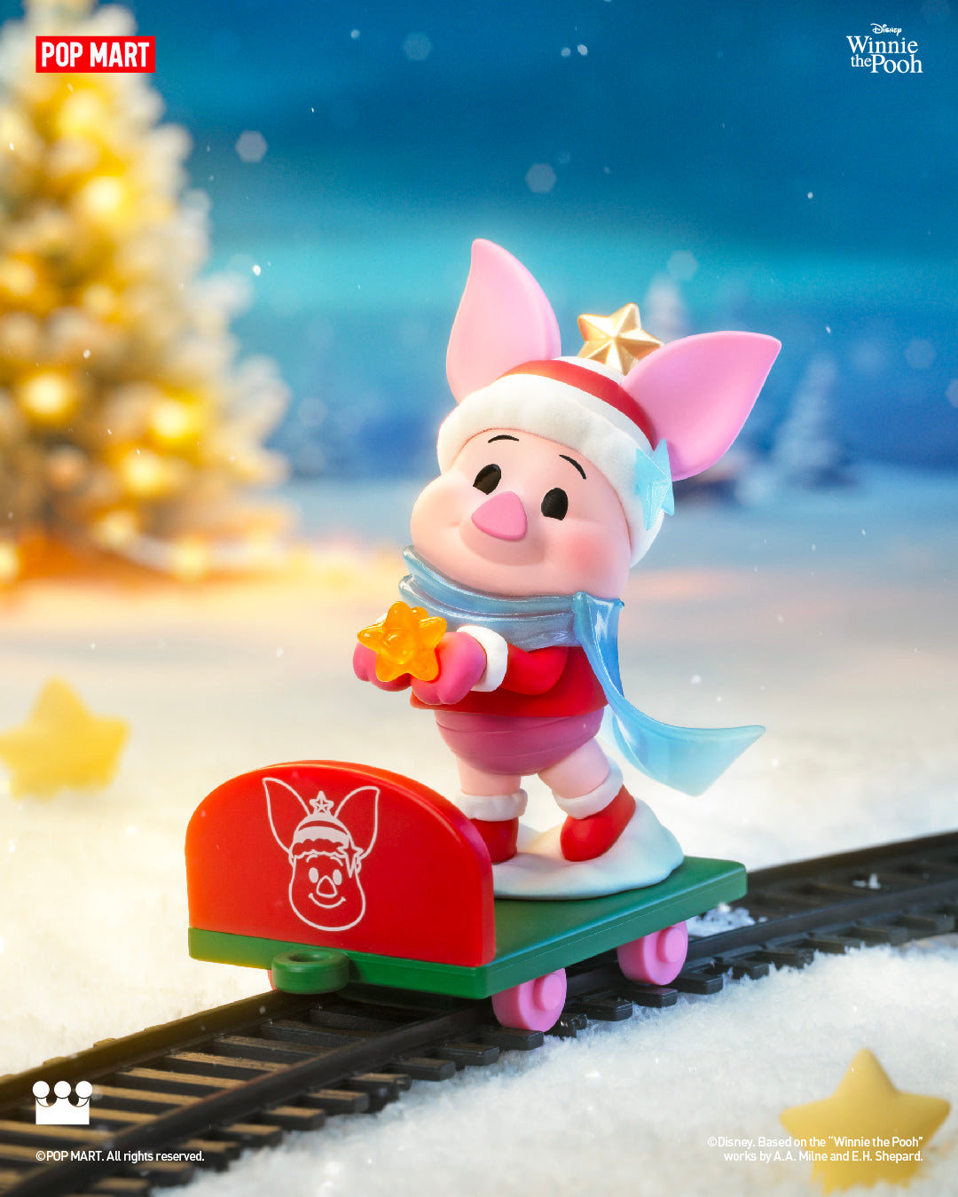  POP MART Disney Winnie the Pooh Gift Giving Series Figures、mySite、greenlandpopulation