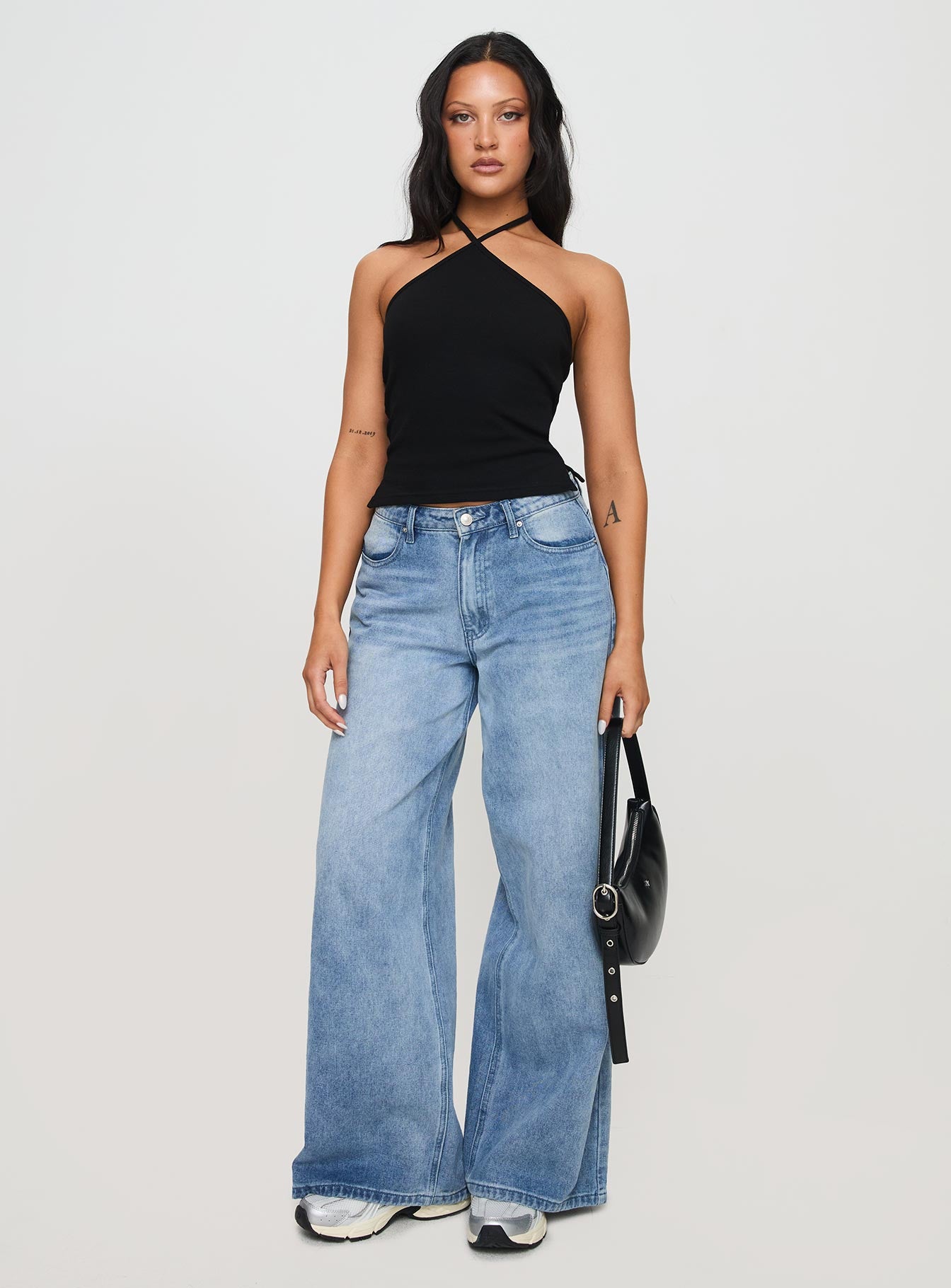 Baseline Halter Rib Top Black、mySite、solidvoid