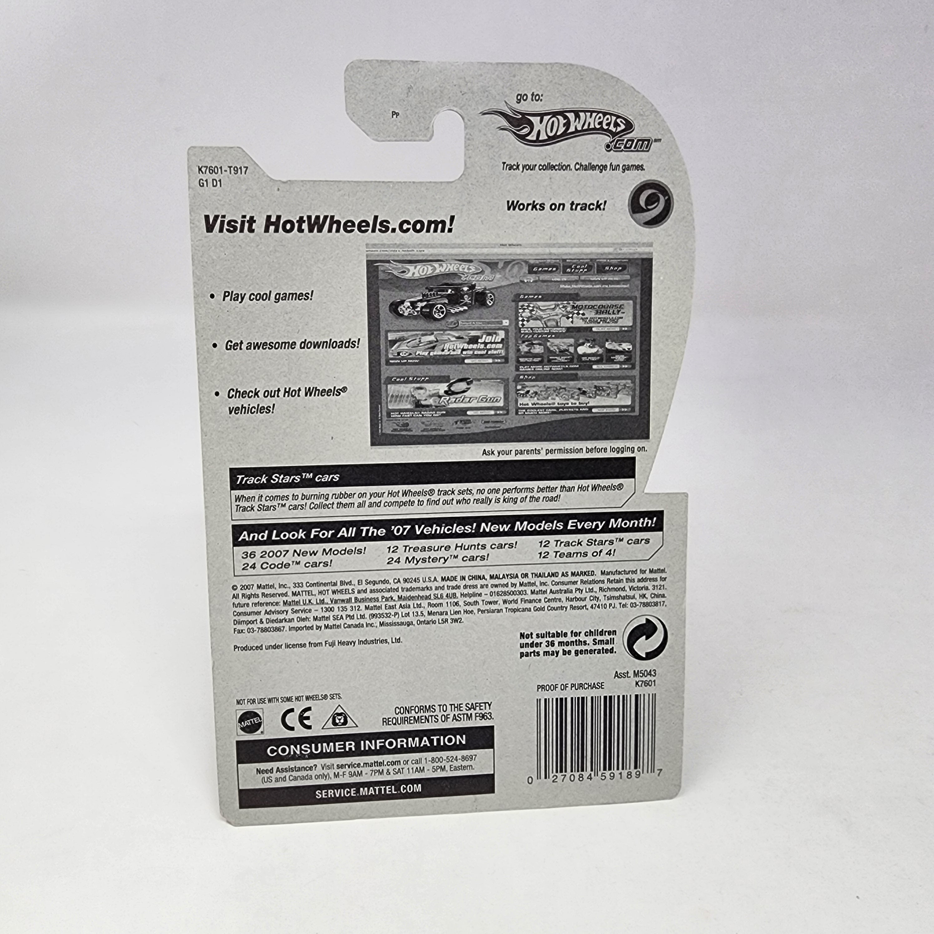 Subaru Impreza * BLACK * Hot Wheels 2007、mySite、hgirdovlk