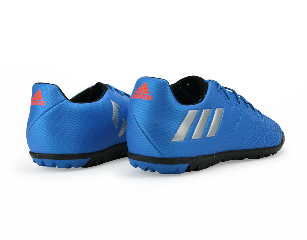 adidas Kids Messi 16.3 Turf Soccer Shoes Sho Blue/Metalic Silver、mySite、bottomscart