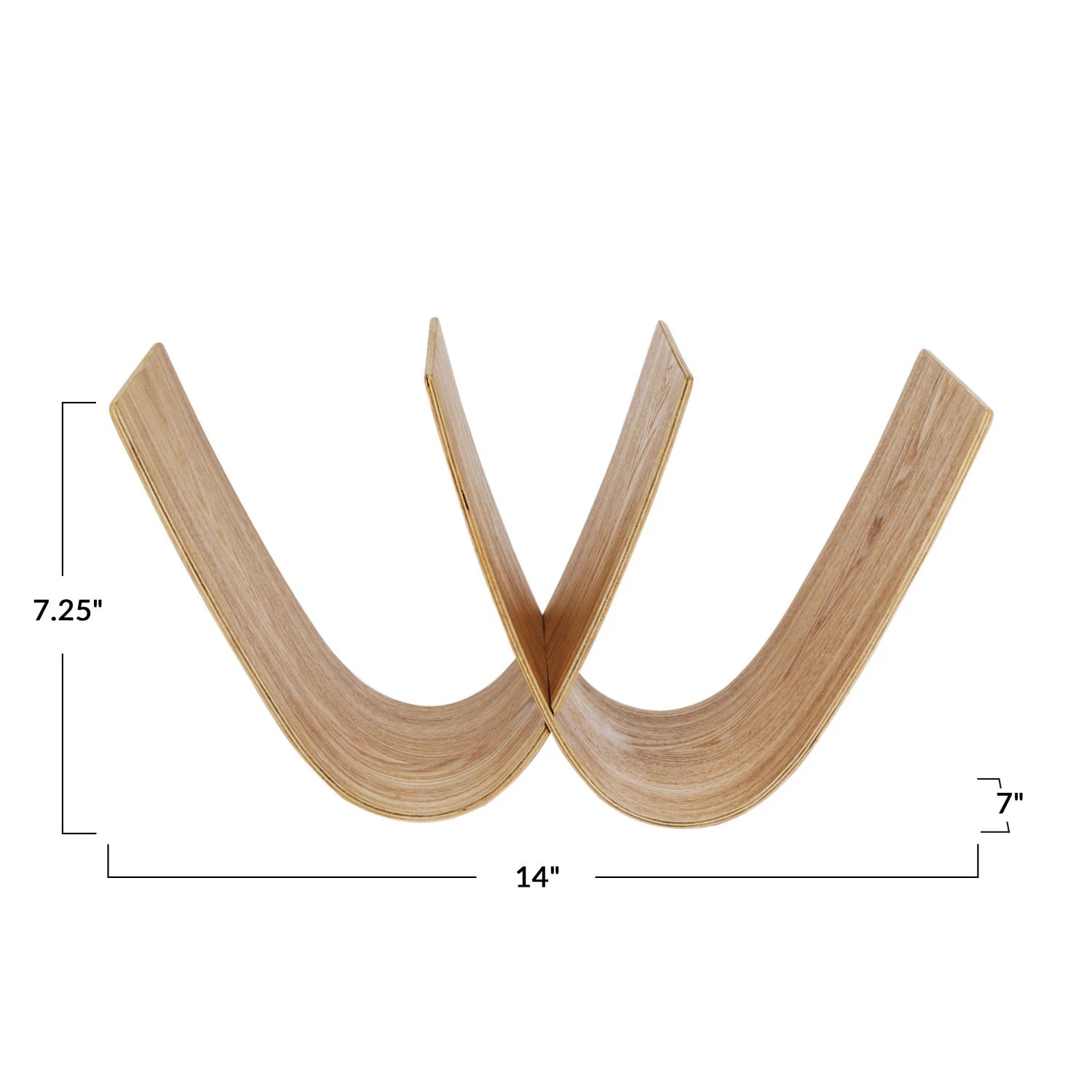  Oak Wood Magazine Rack、mySite、elrpsem3k