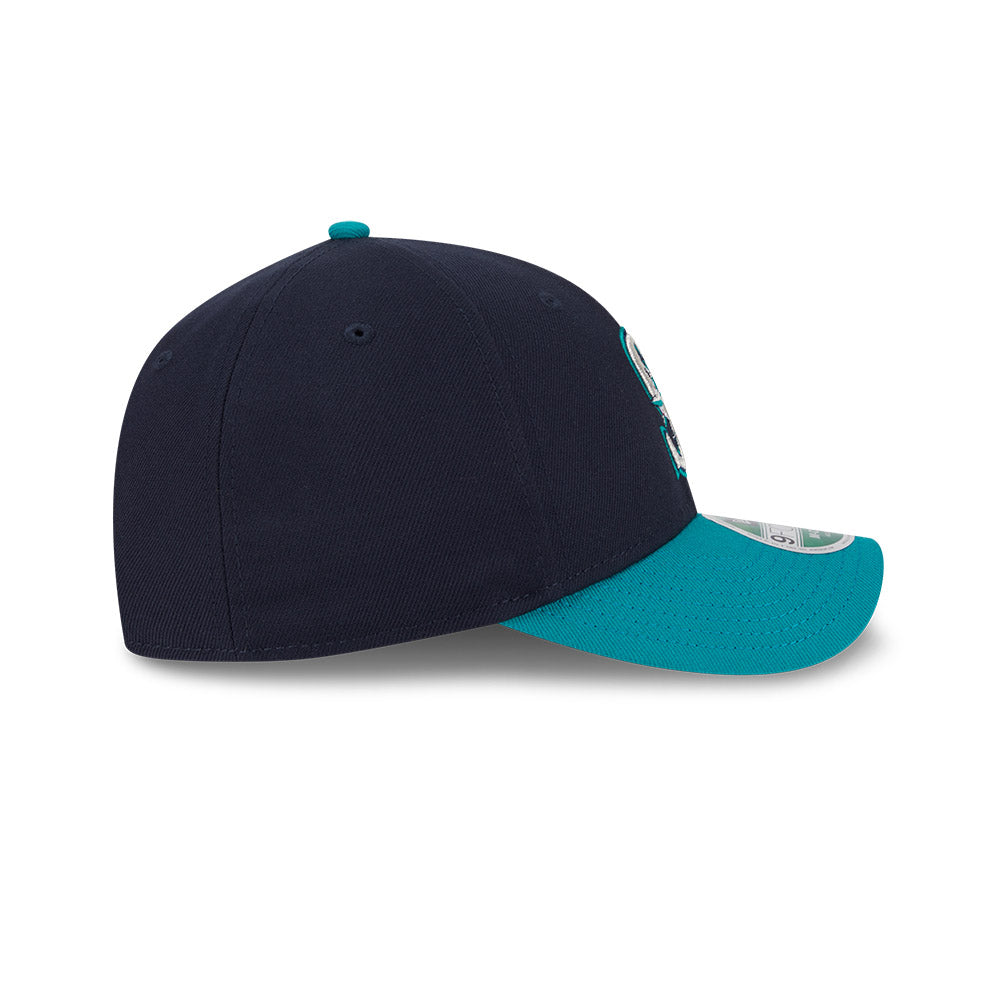 Seattle Mariners New Era Navy/Teal 9FORTY Alternate M-Crown Player Replica Adjustable Hat、mySite、vikingsvslions