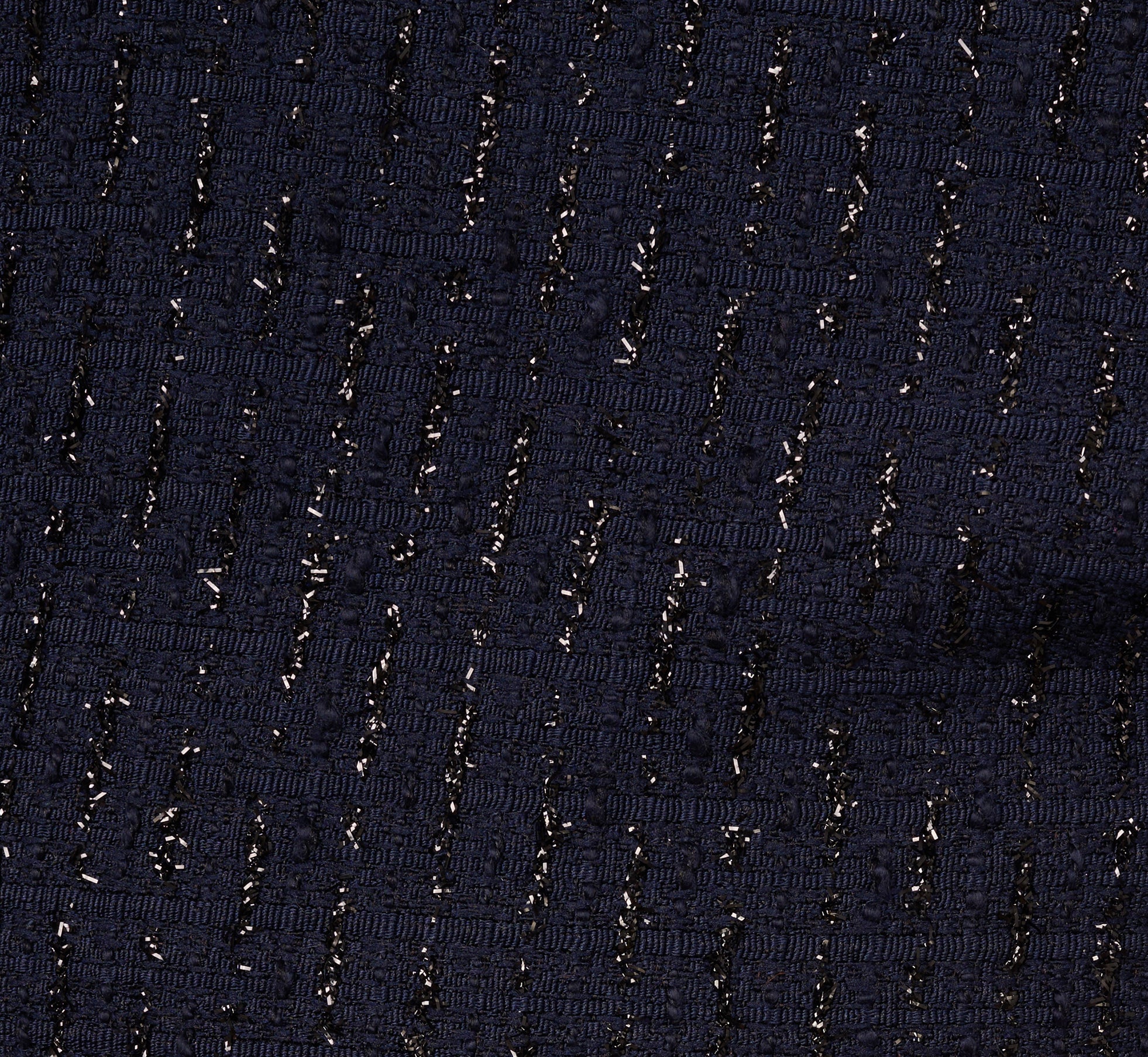 Glitter Boucle Stretch Gown In Navy、mySite、solidvoid