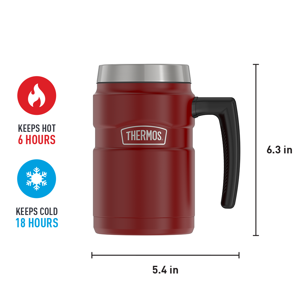 16oz STAINLESS KING™ COFFEE MUG、mySite、noshort