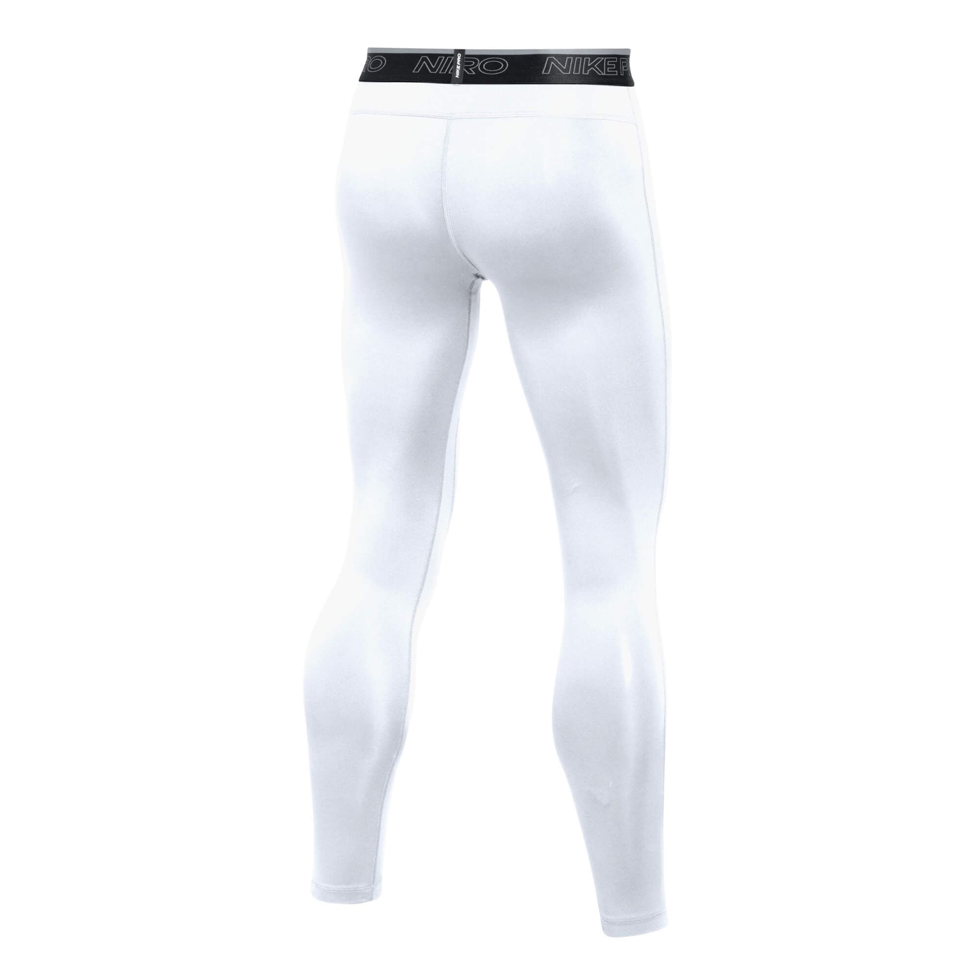 Nike Men's Pro Training Tights White/Black、mySite、noshort