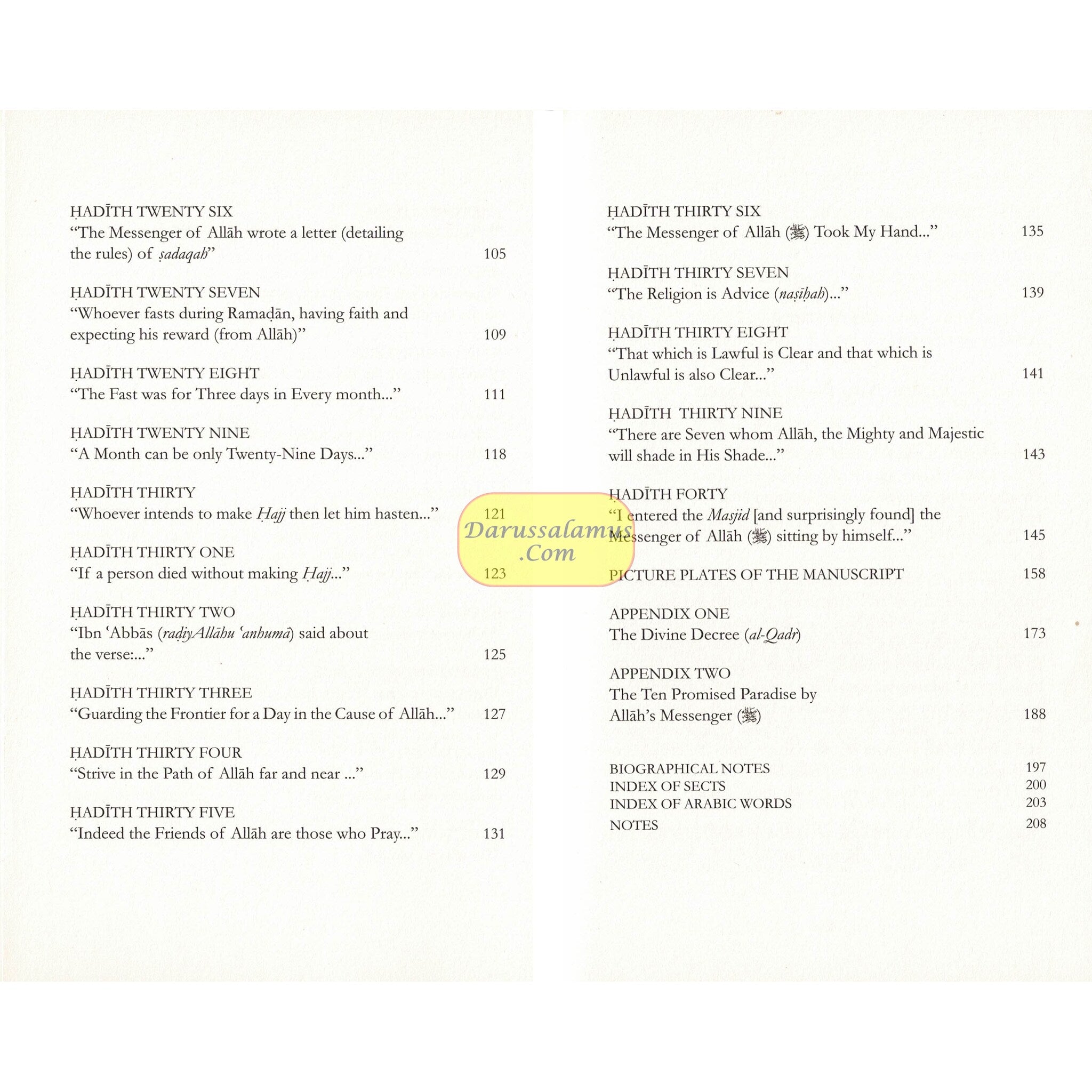 Forty Hadith On Islam By Imam Abu Bakr Al-Ajurri、mySite、topwebapps