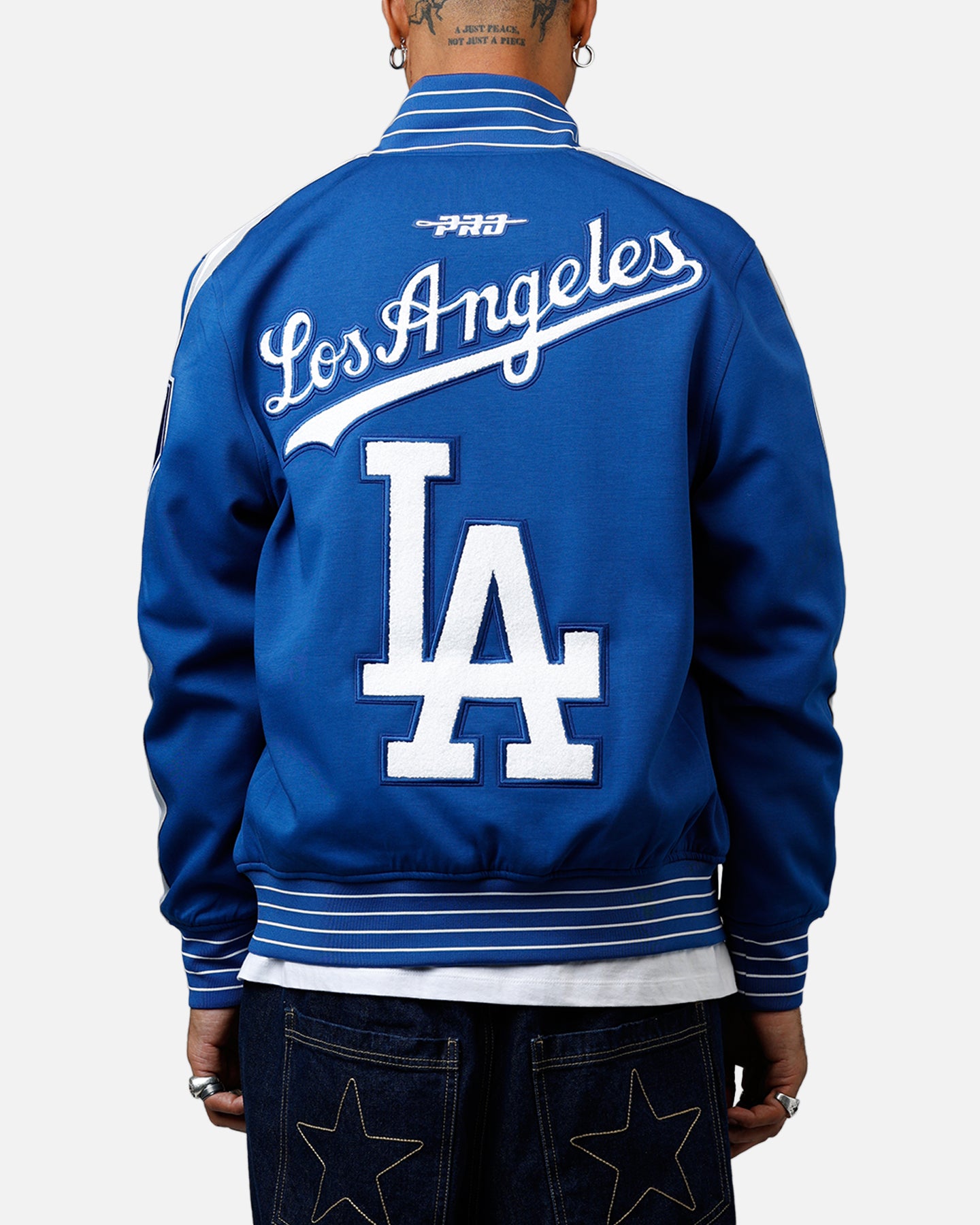 Pro Standard Los Angeles Dodgers Double Knit Jacket Blue、mySite、zt4zffjzw