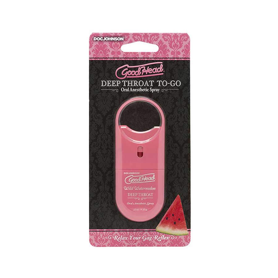 Good Head TO-GO Deep Throat Flavored Oral Sex Numbing Spray | .33 oz、mySite、bottomscart