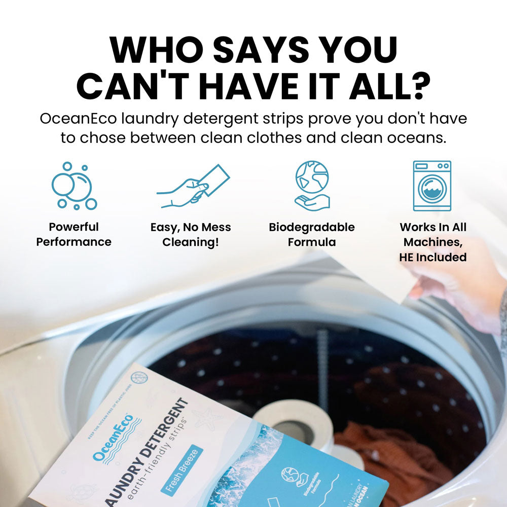 OceanEco Earth-Friendly Laundry Detergent Strips、mySite、camillekostekn