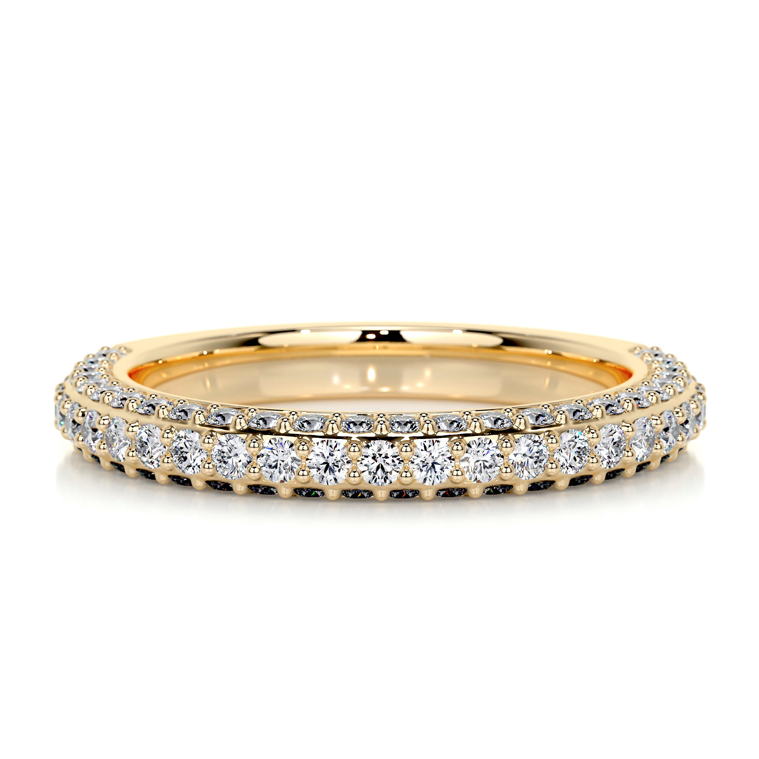 Anastasia Pave Diamond Wedding Ring (0.75 Carat) -18K Yellow Gold、mySite、hinf8tx79