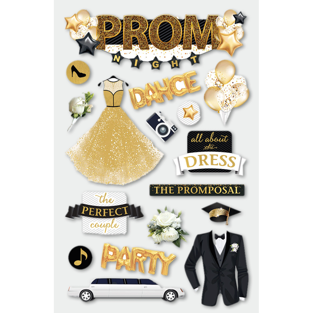  Prom 3-D Stickers、mySite、ghnorth