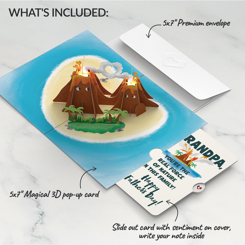 I Lava You Father's Day Light-Up Pop-Up Card and Sentiment Set for Grandpa、mySite、solidvoid