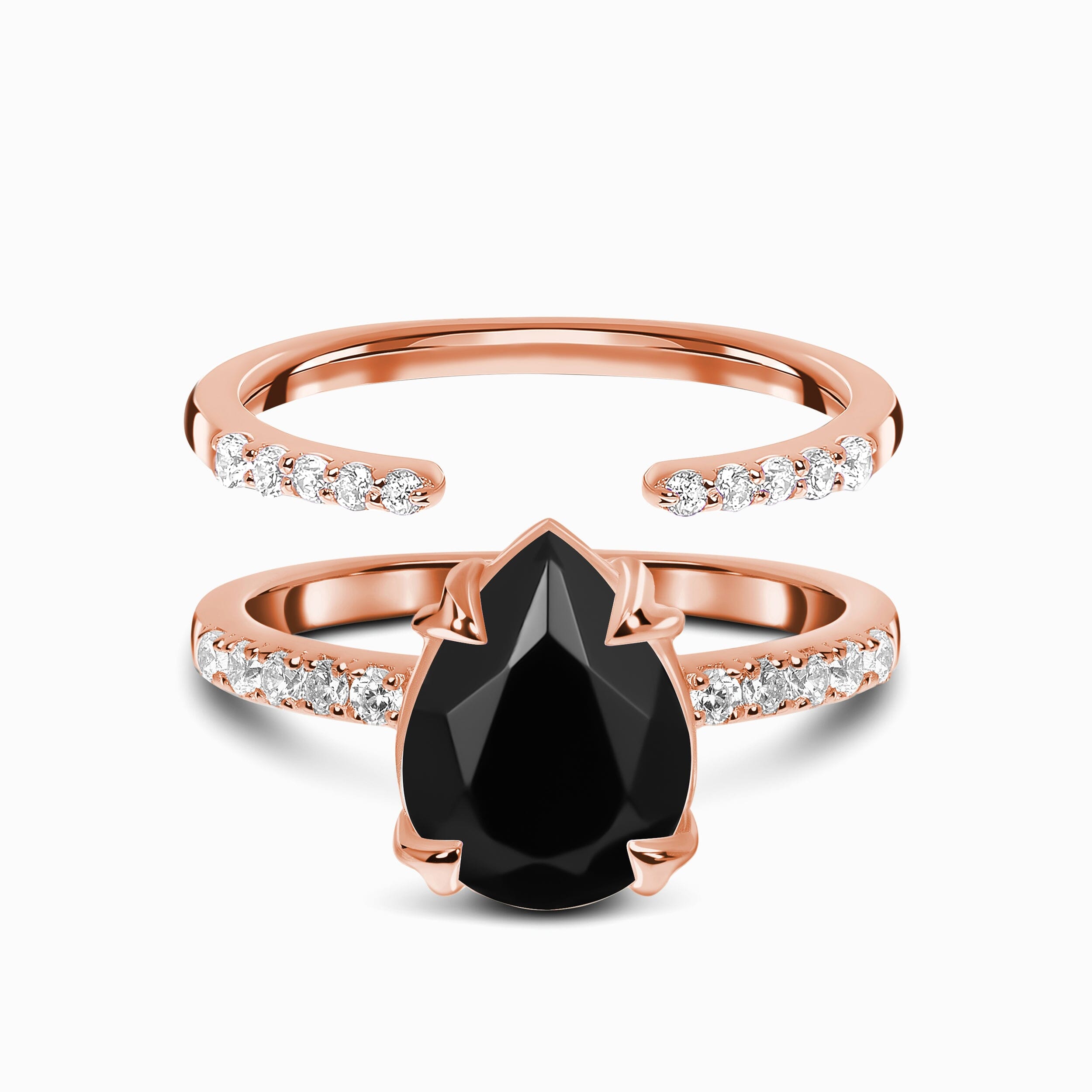 Black Obsidian Nymph Ring & Twinkling Band、mySite、hinf8tx79