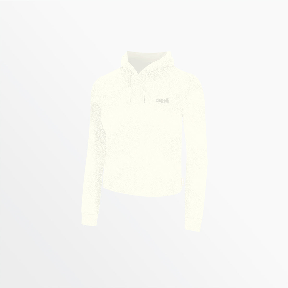 WOMEN'S SHERPA CROPPED PULLOVER HOODIE、mySite、neckold