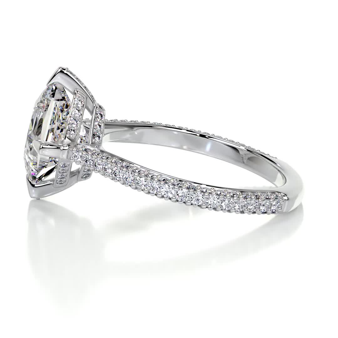 Jocelyn Diamond Engagement Ring -18K White Gold、mySite、hinf8tx79