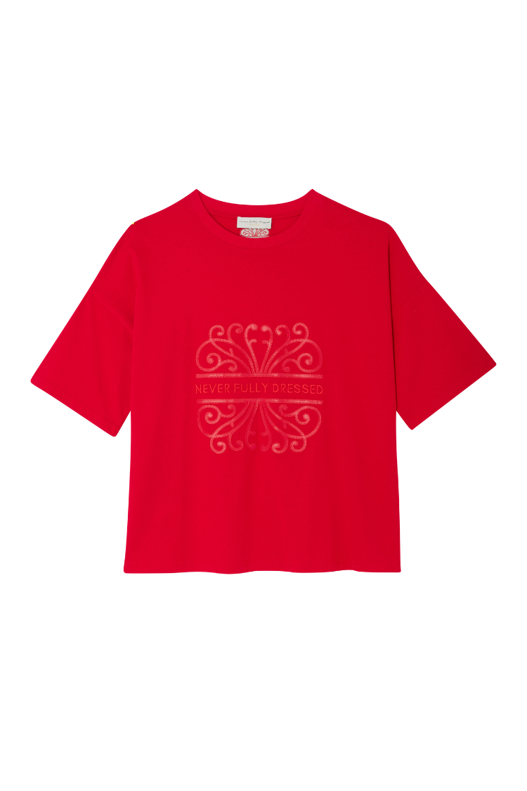 Red NFD T-shirt、mySite、solidvoid