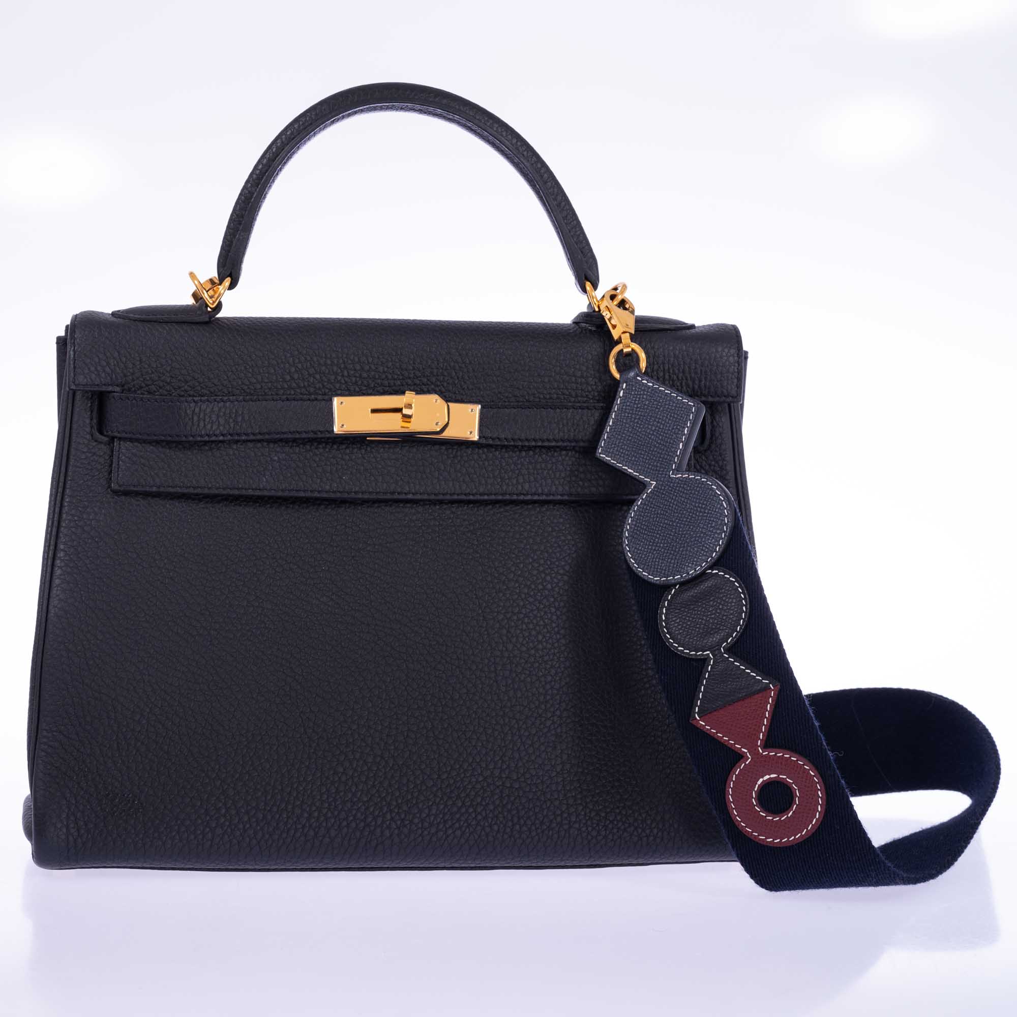 Hermès Kelly 32 Black Togo Gold Hardware、mySite、garminoutage.com