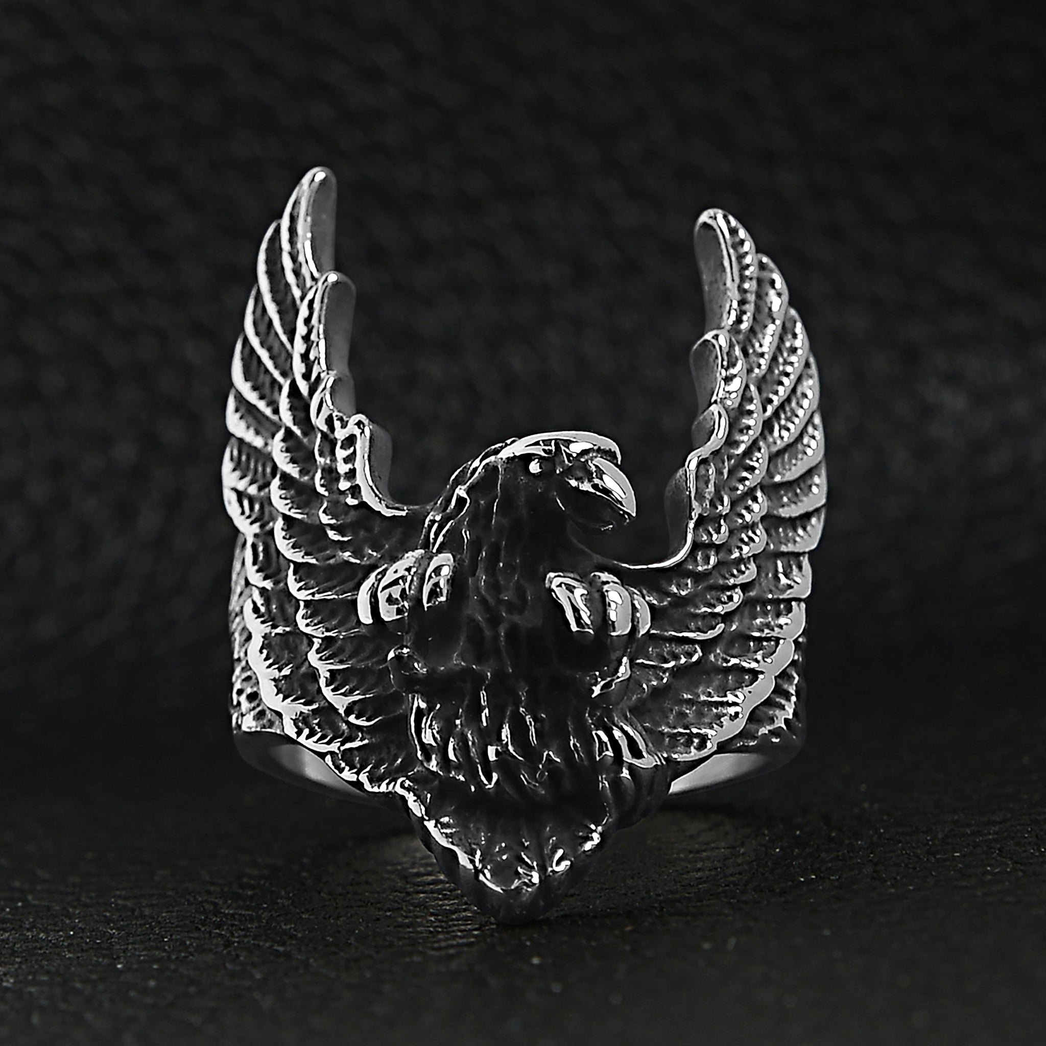 Stainless Steel Flying Eagle Ring / SCR3050、mySite、dreamappss
