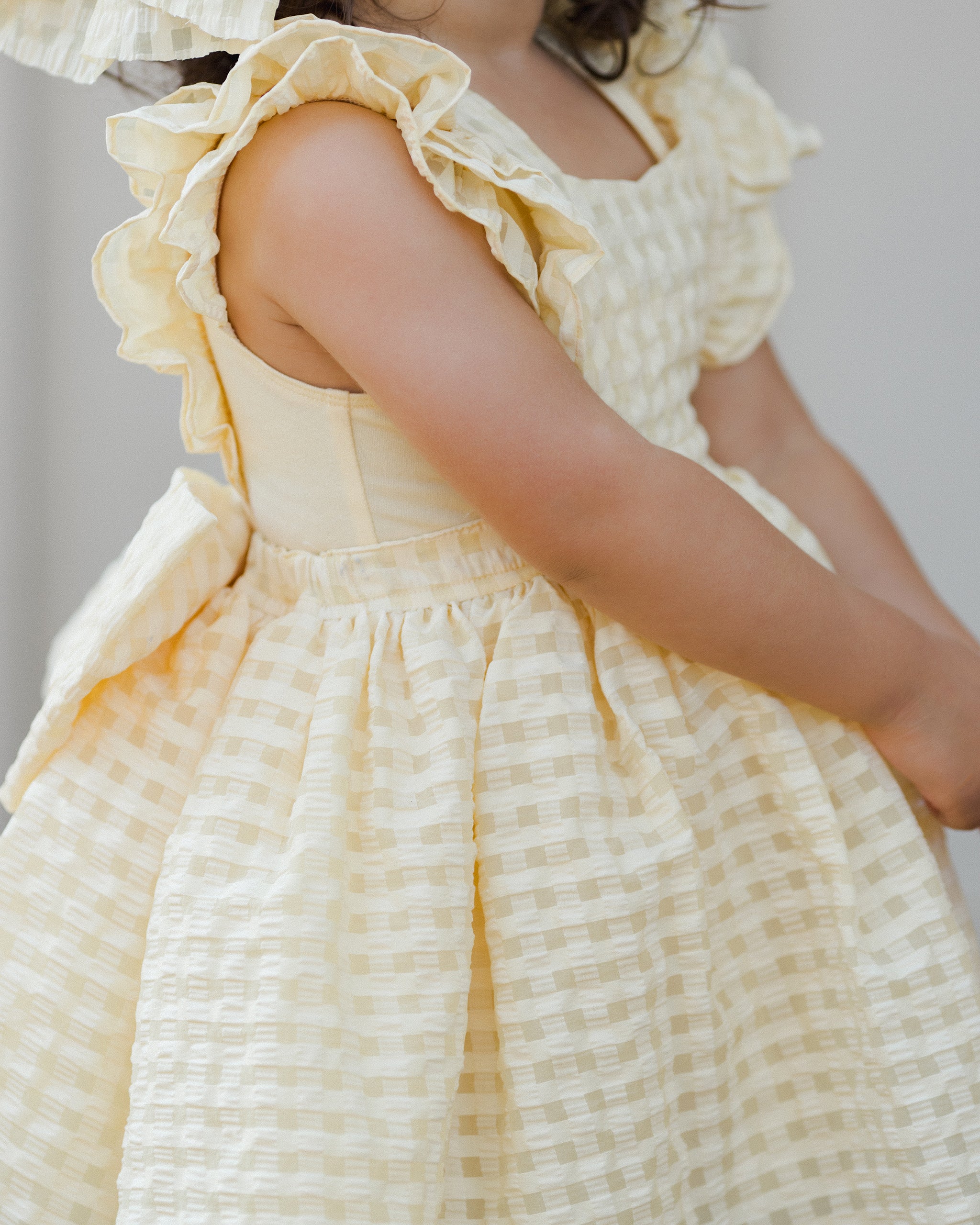  Provence Dress | Lemon Check、mySite、layawaytickets