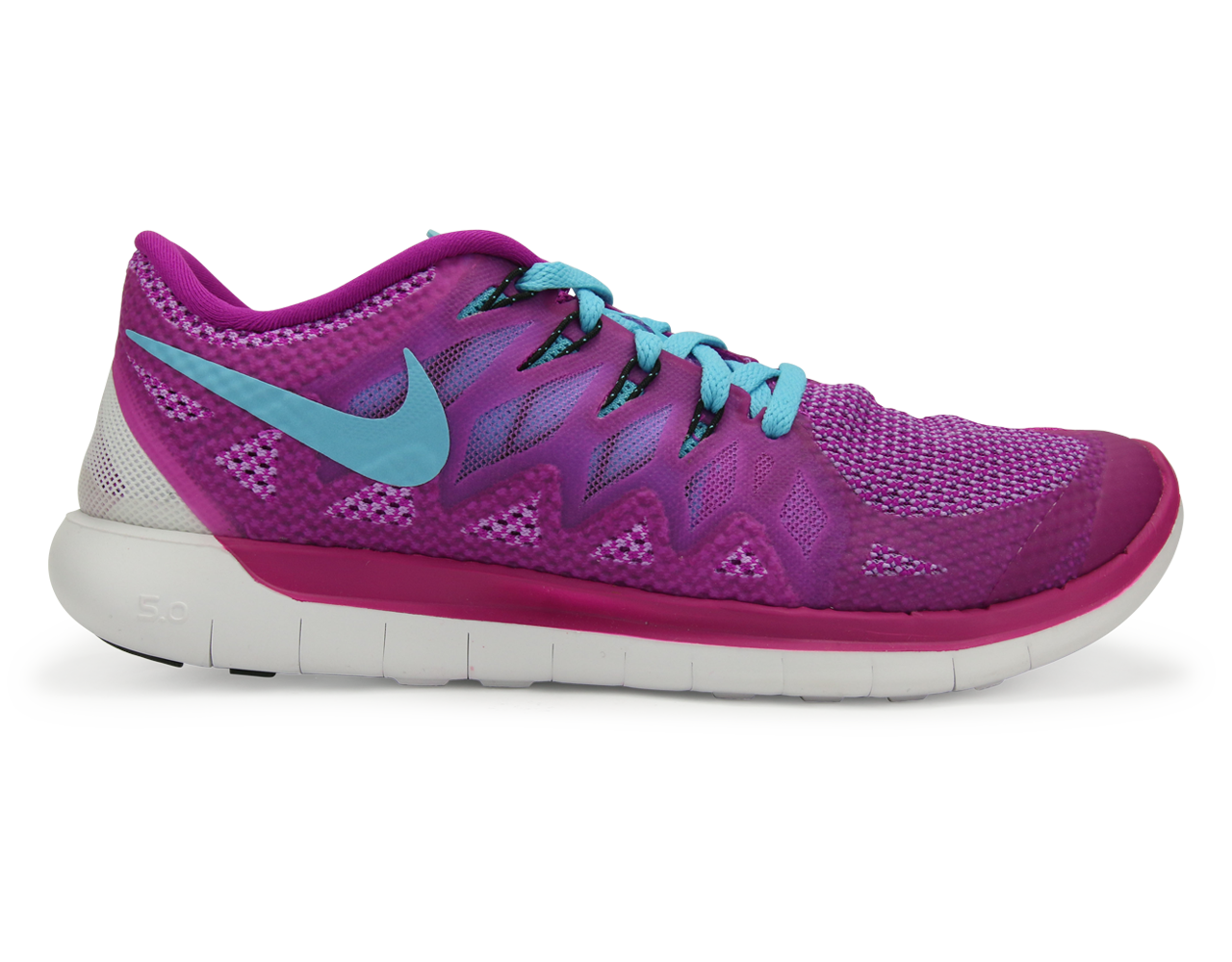 Nike Women's Free 5.0 Running Shoes Fuchsia Flash/Clearwater、mySite、bottomscart
