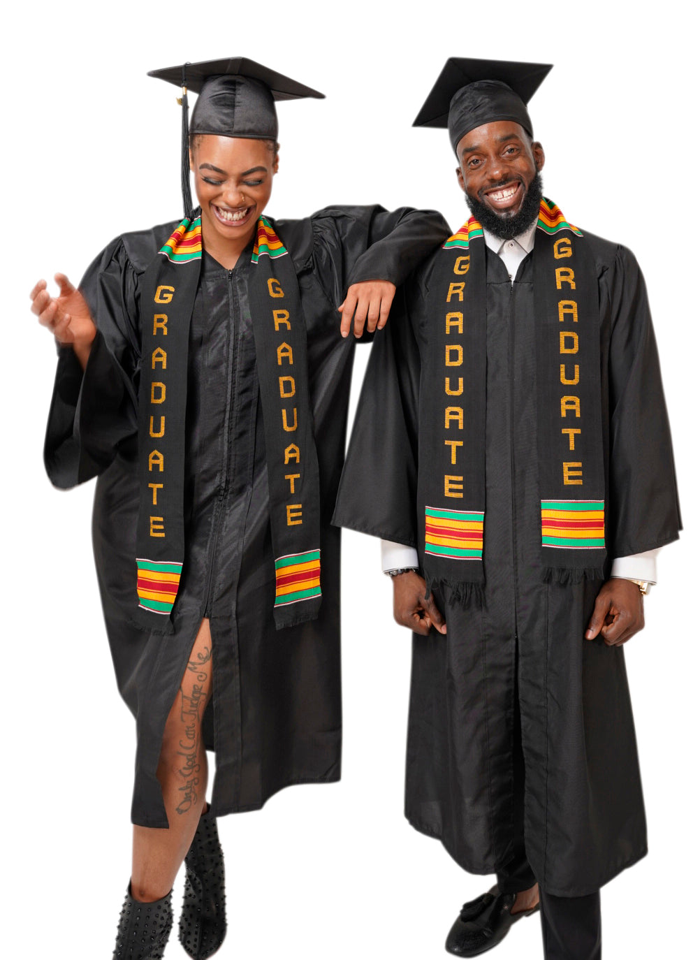 Dupsie's GRADUATE Kente Cloth Graduation Stole Sash DPS268、mySite、solidvoid