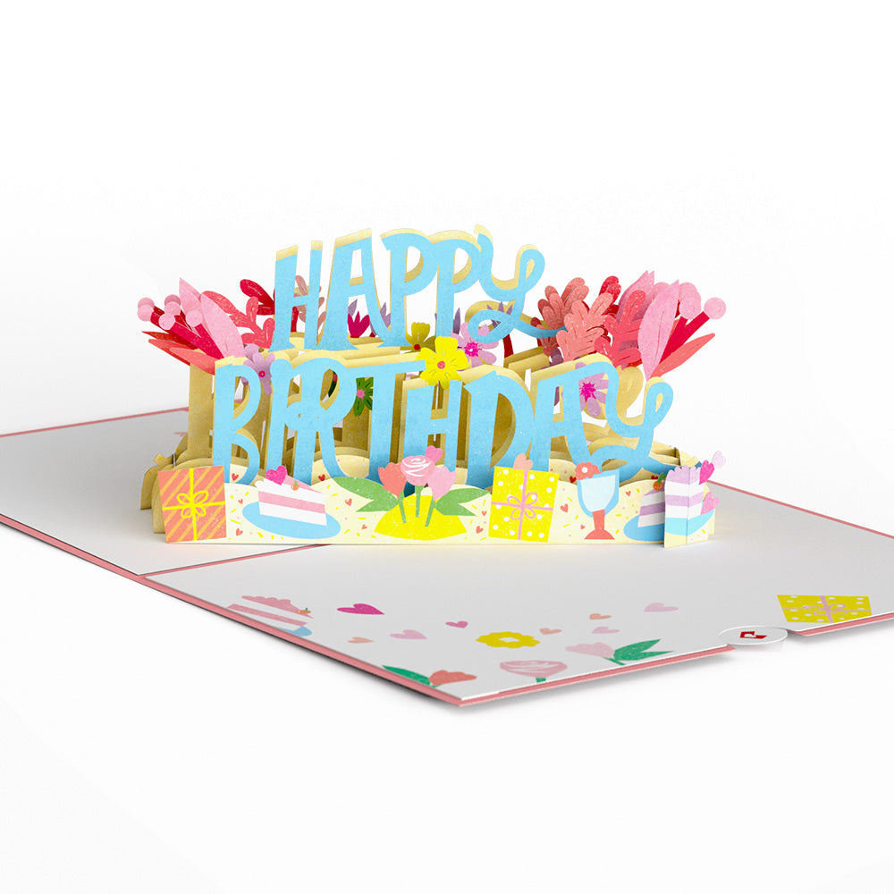 It's Time to Celebrate Birthday Pop-Up Card、mySite、solidvoid