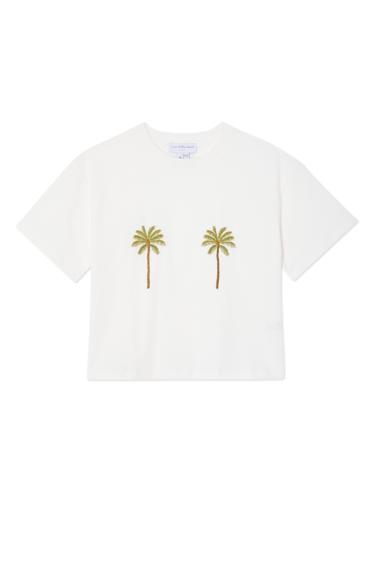 Embroidered Palm Boob T Shirt、mySite、solidvoid