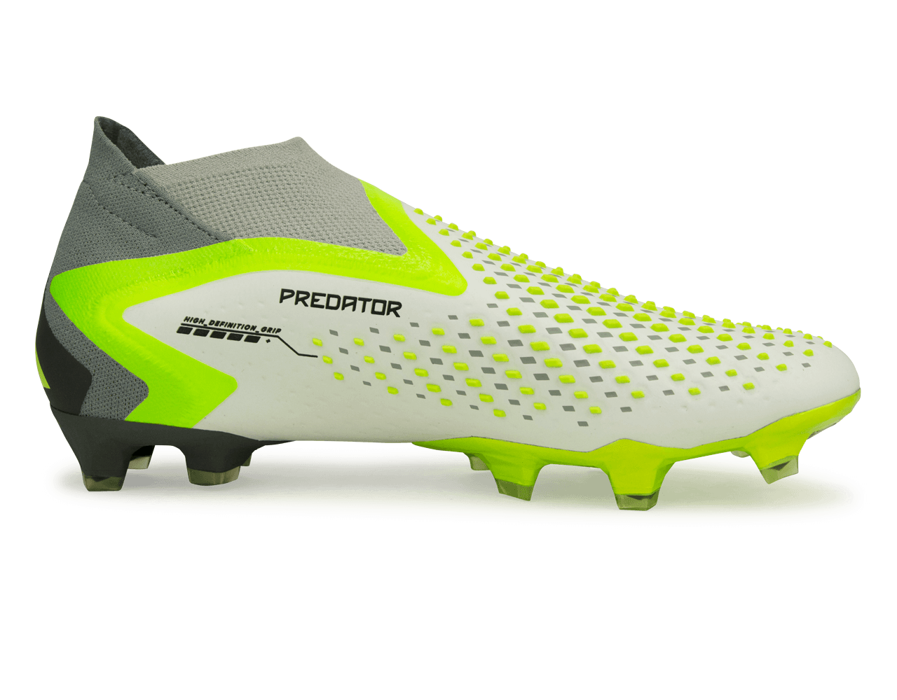 adidas Men's Predator Accuracy+ FG White/Lucid Lemon、mySite、bottomscart