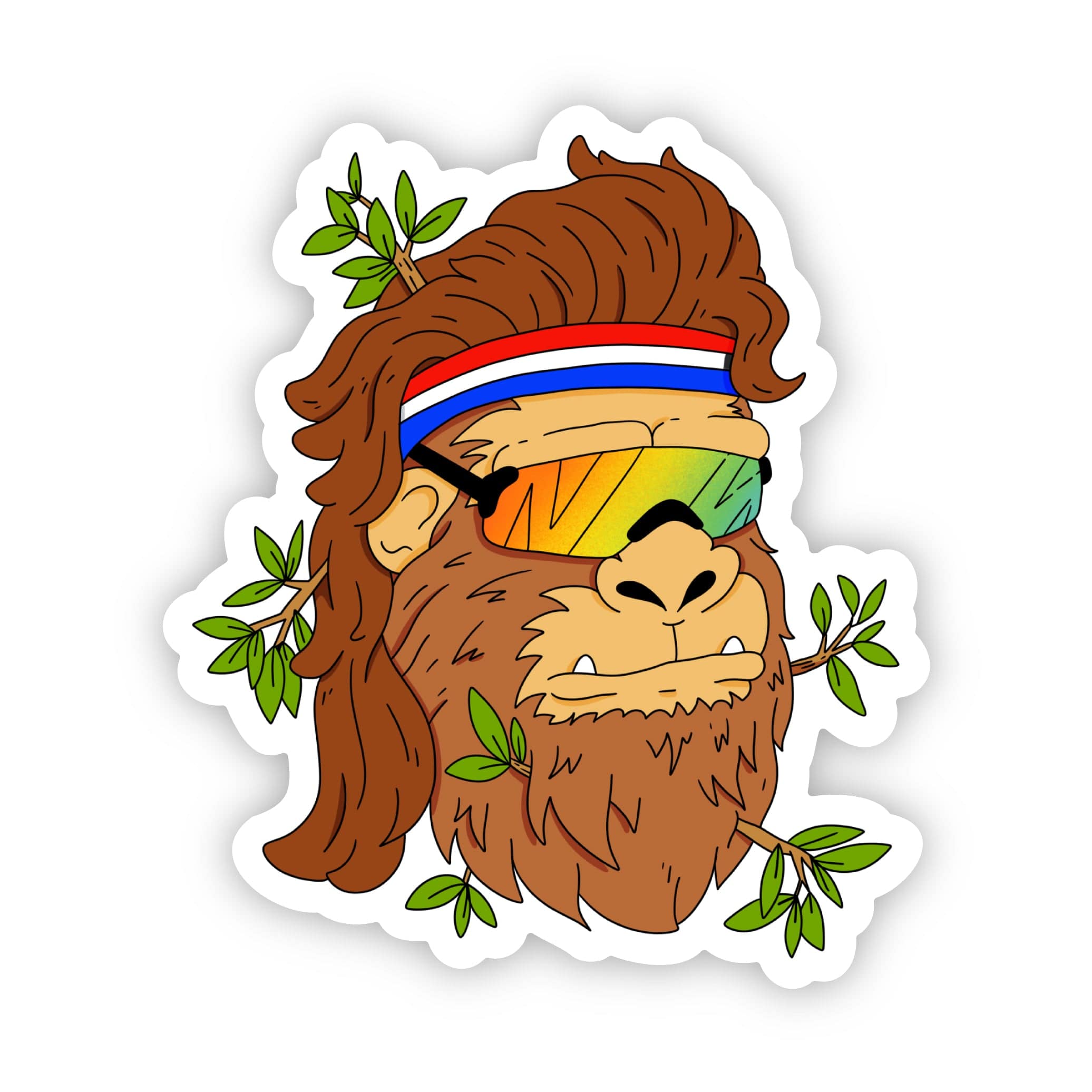  Merica Bigfoot Sticker、mySite、ghnorth