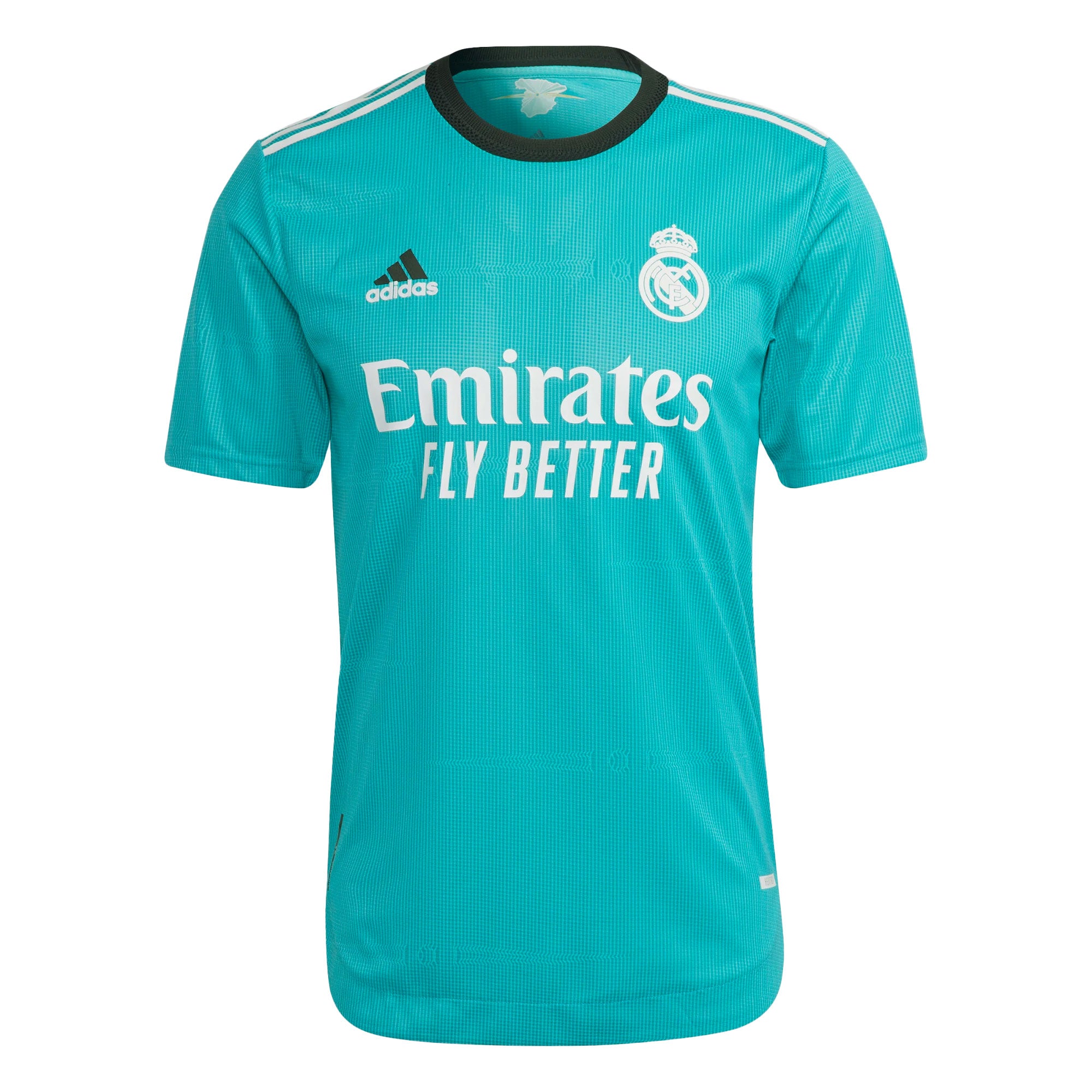 adidas Men's Real Madrid 2021/22 Authentic Third Jersey Aqua/White、mySite、bottomscart