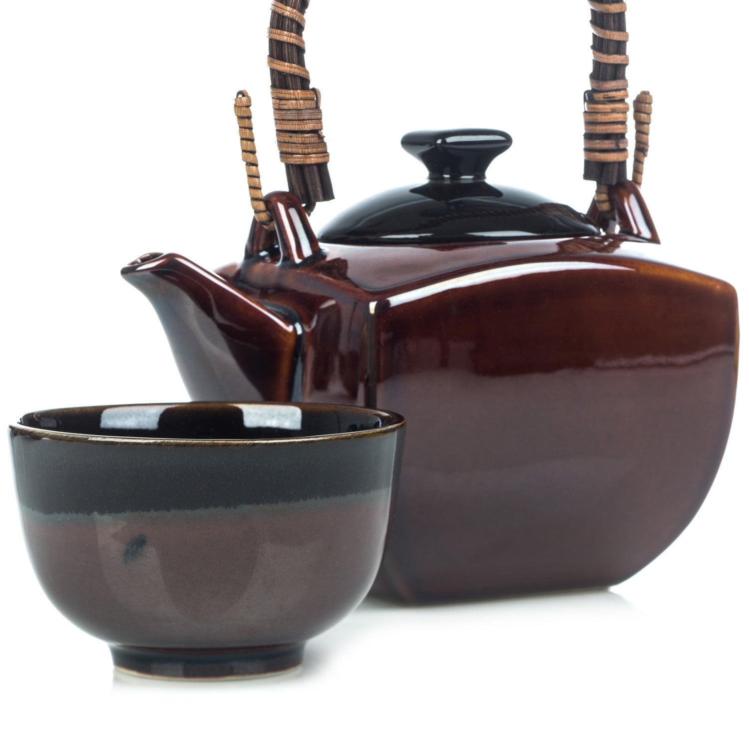 Japanese Tea Pot Set - Ame Glaze、mySite、topwebapps