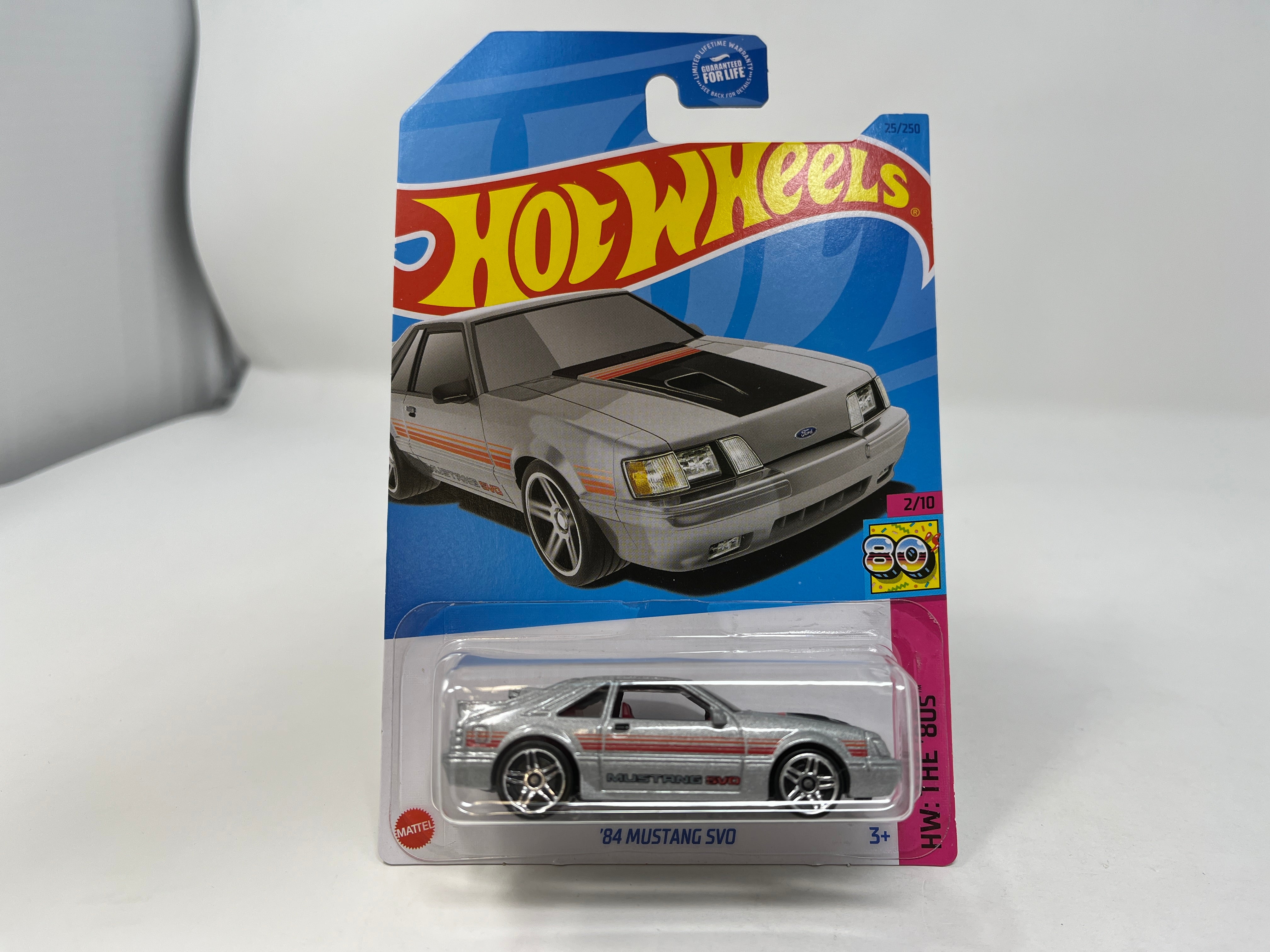 '84 Mustang SVO #25 * 2023 Hot Wheels * Silver、mySite、hgirdovlk